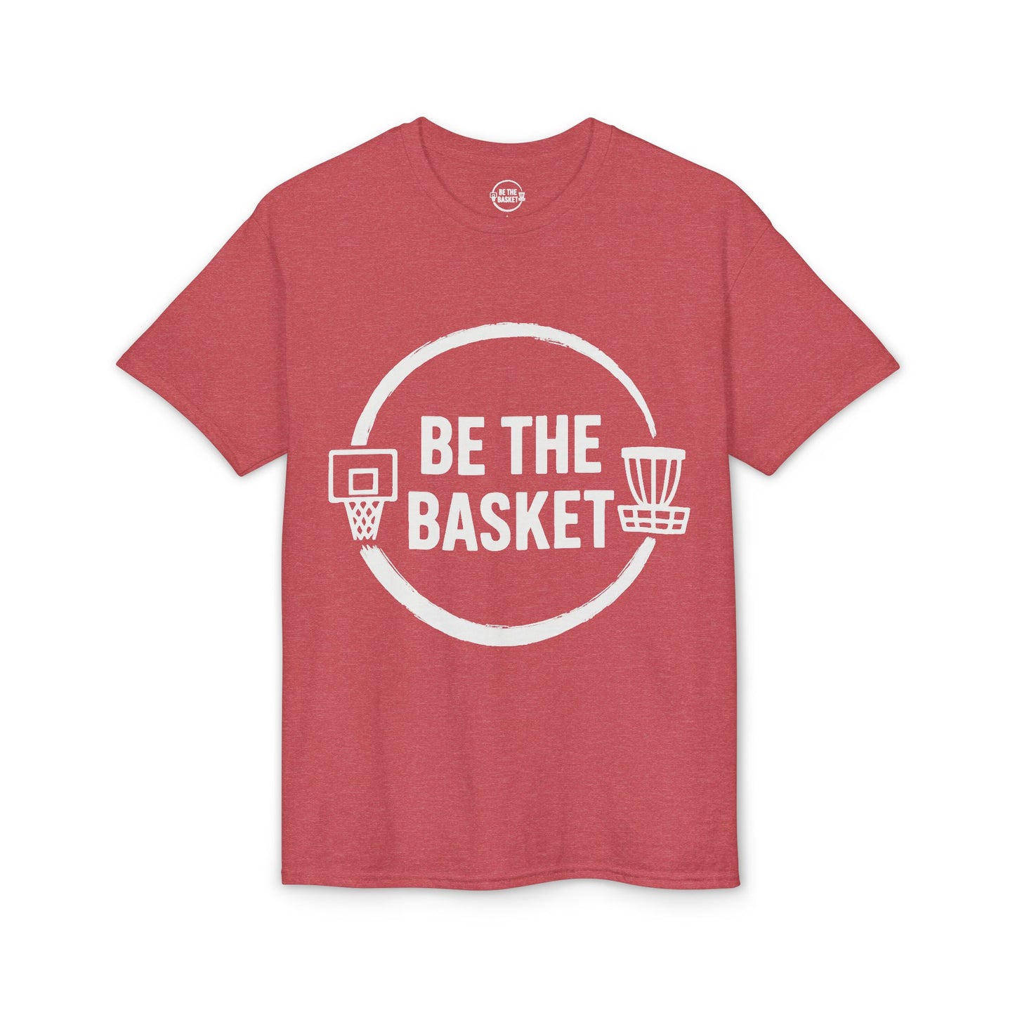 BE THE BASKET White Logo Gear - Dry Blend T-shirt