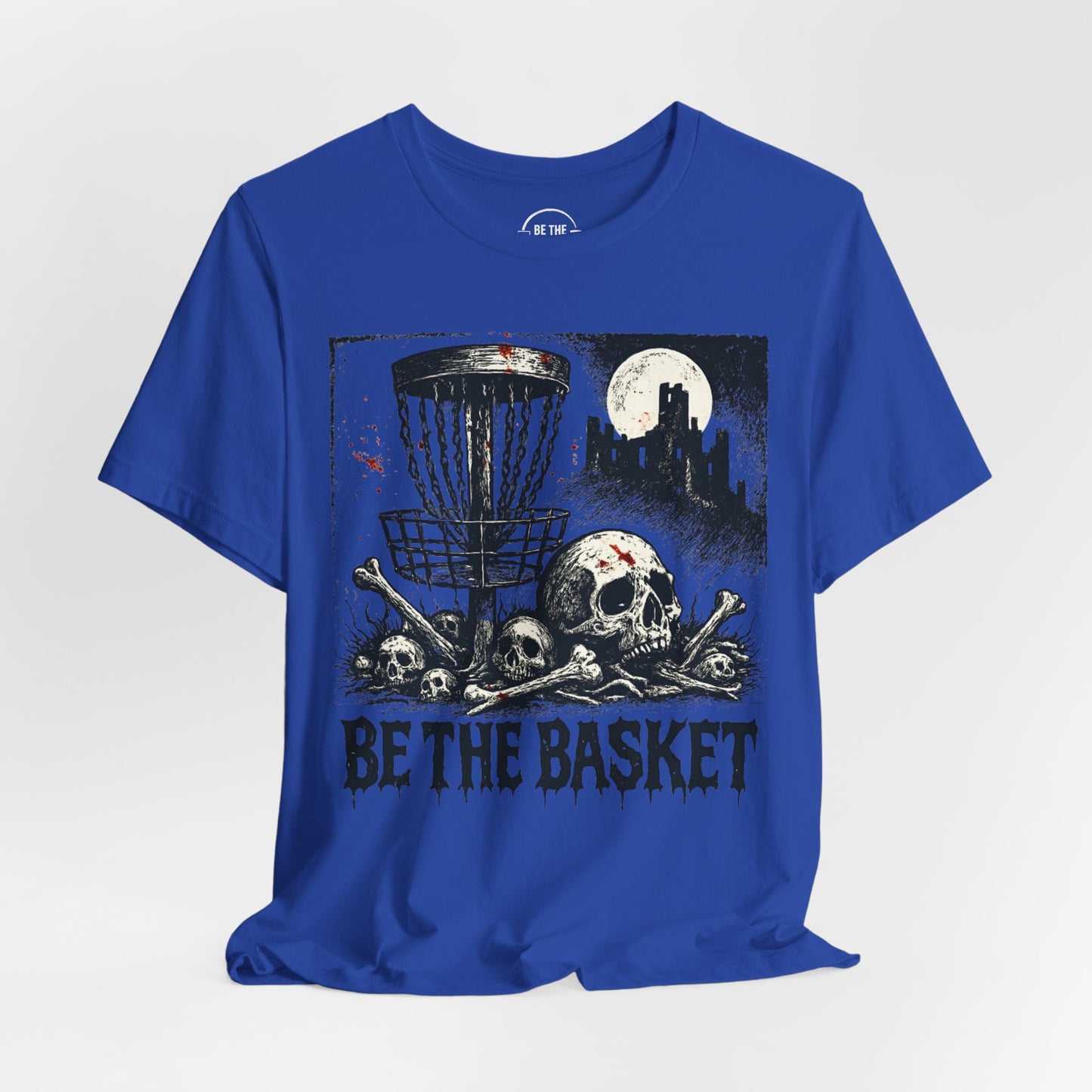 BE THE BASKET Disc Golf Halloween Design 6, Disc Golf Unisex T-Shirt