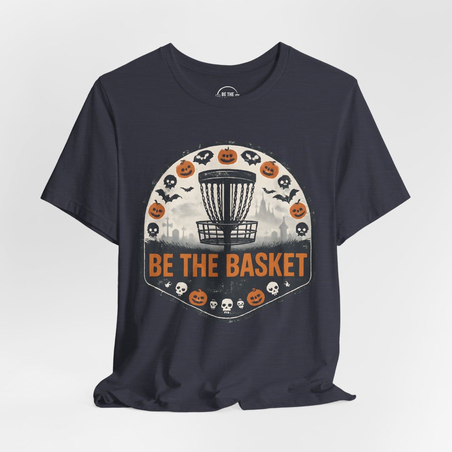 BE THE BASKET Disc Golf Halloween Design 21, Disc Golf Unisex T-Shirt