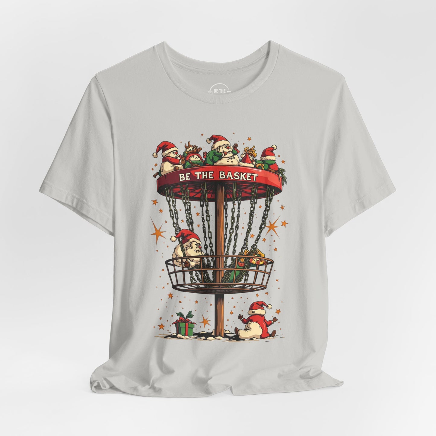 BE THE BASKET Disc Golf Christmas 12 - Disc Golf Unisex T-Shirt