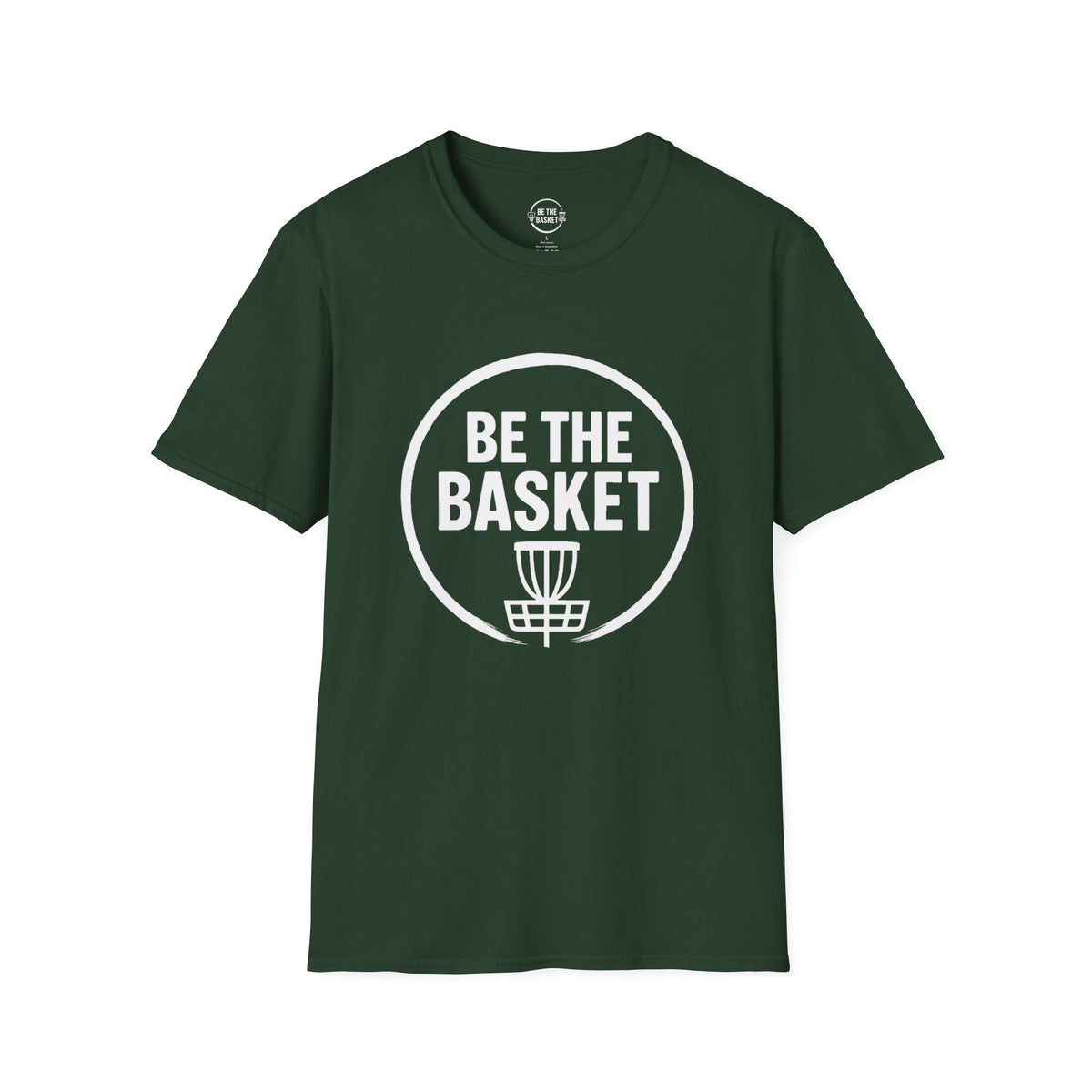 BE THE BASKET - Disc Golf Logo  - Gildan Unisex T-shirt