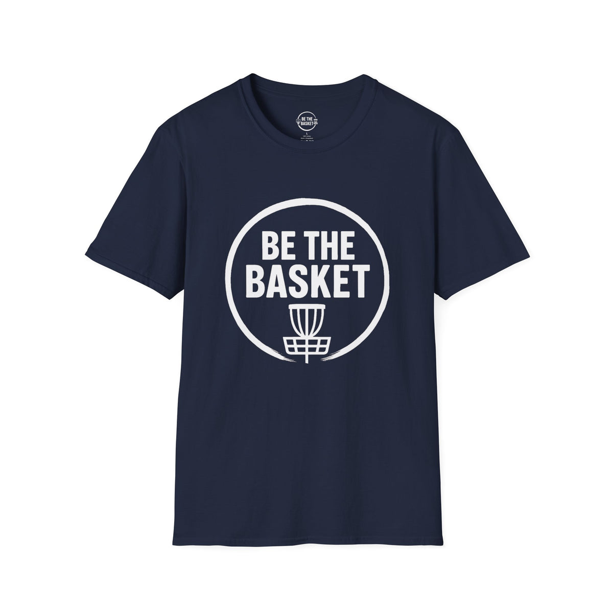 BE THE BASKET - Disc Golf Logo  - Gildan Unisex T-shirt