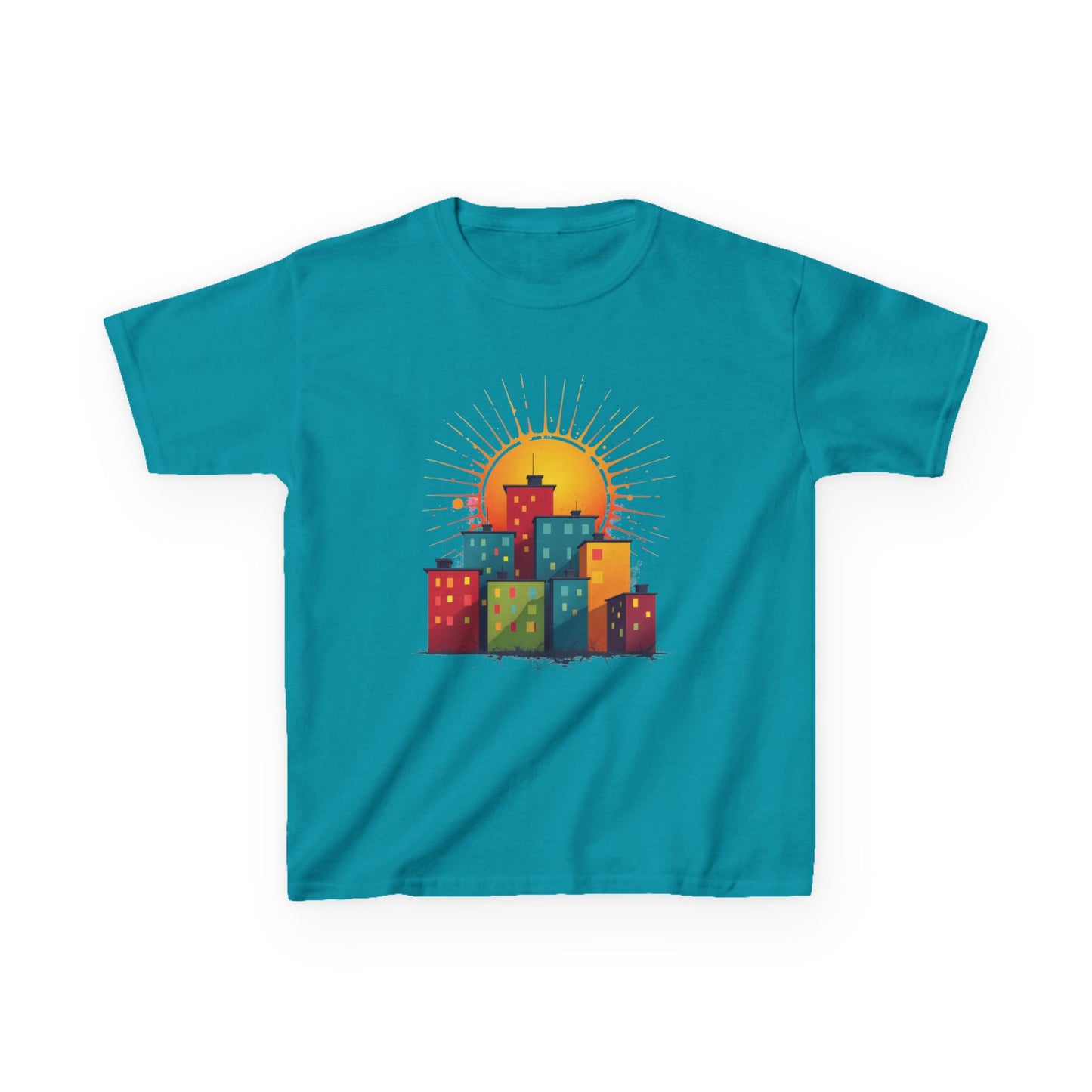 Kid's Sunny City Design, Unisex AwesomeT-Shirt
