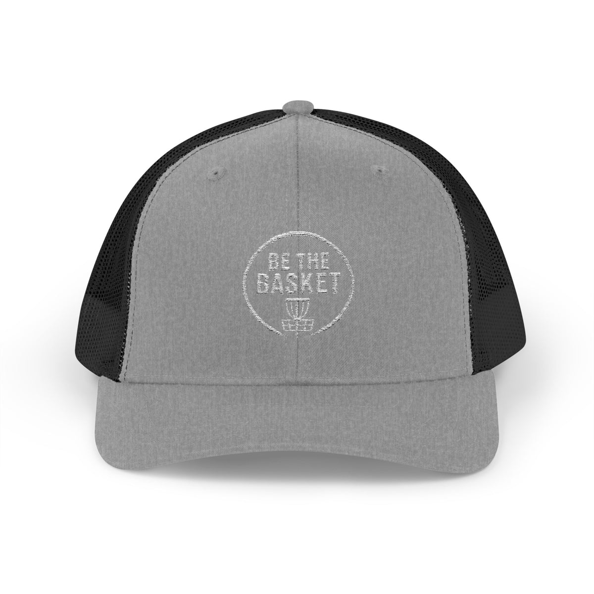 BE THE BASKET - 6606 Snapback Trucker Cap — Vintage Disc Golf Hat