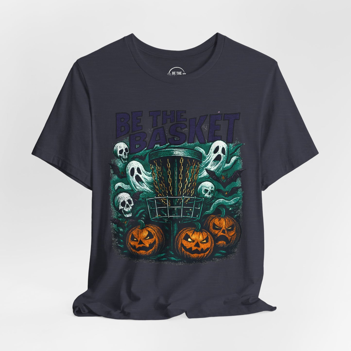 BE THE BASKET Disc Golf Halloween Design 18, Disc Golf Unisex T-Shirt