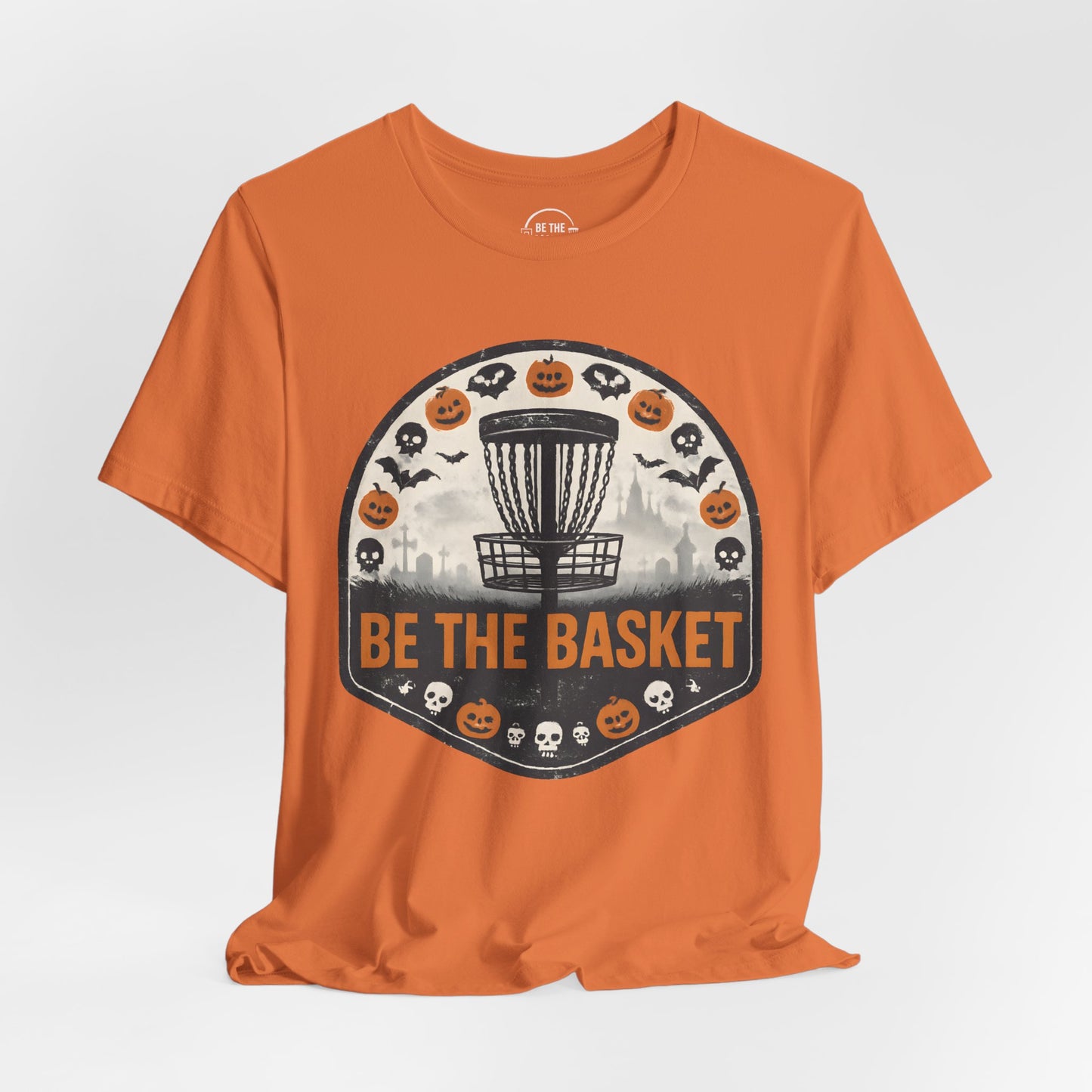 BE THE BASKET Disc Golf Halloween Design 21, Disc Golf Unisex T-Shirt