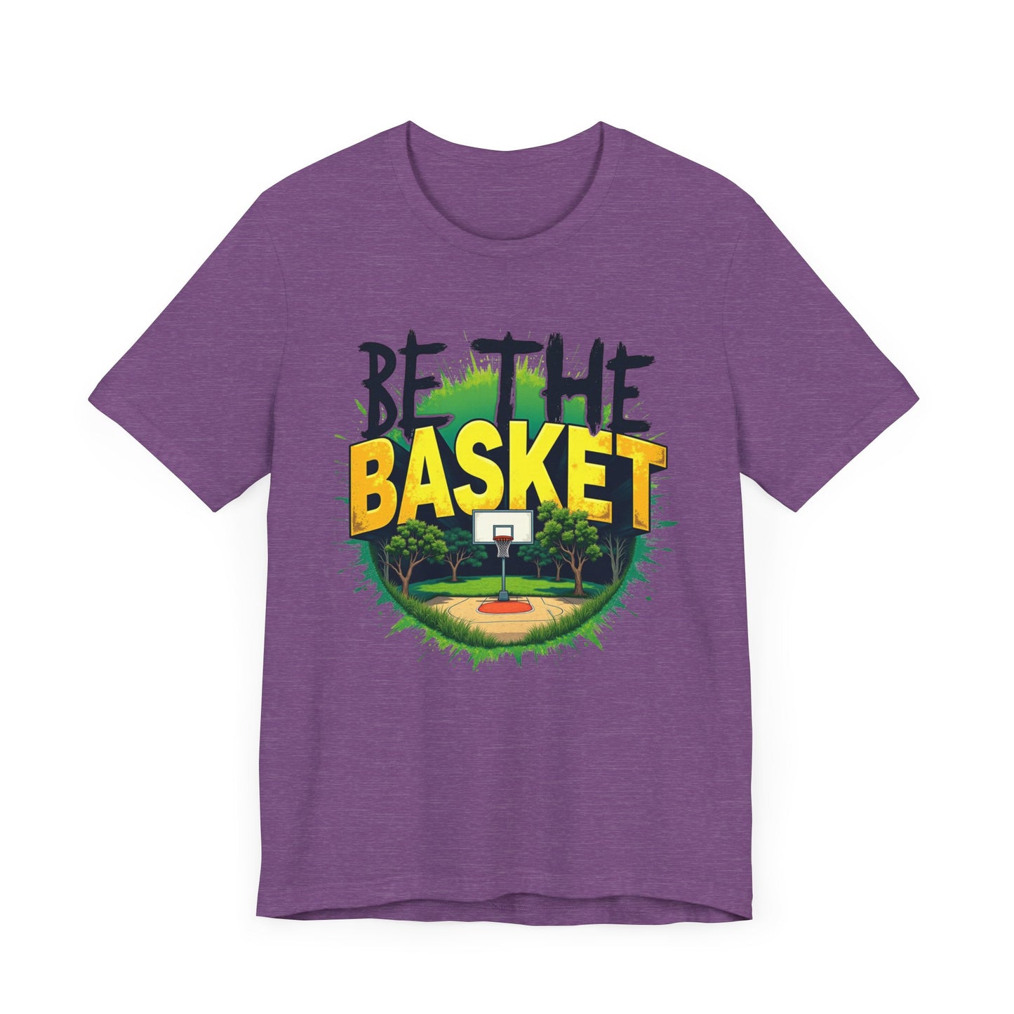 BE THE BASKET Basketball Outdoor Court 2 Unisex T-Shirt, Basketball Shirt