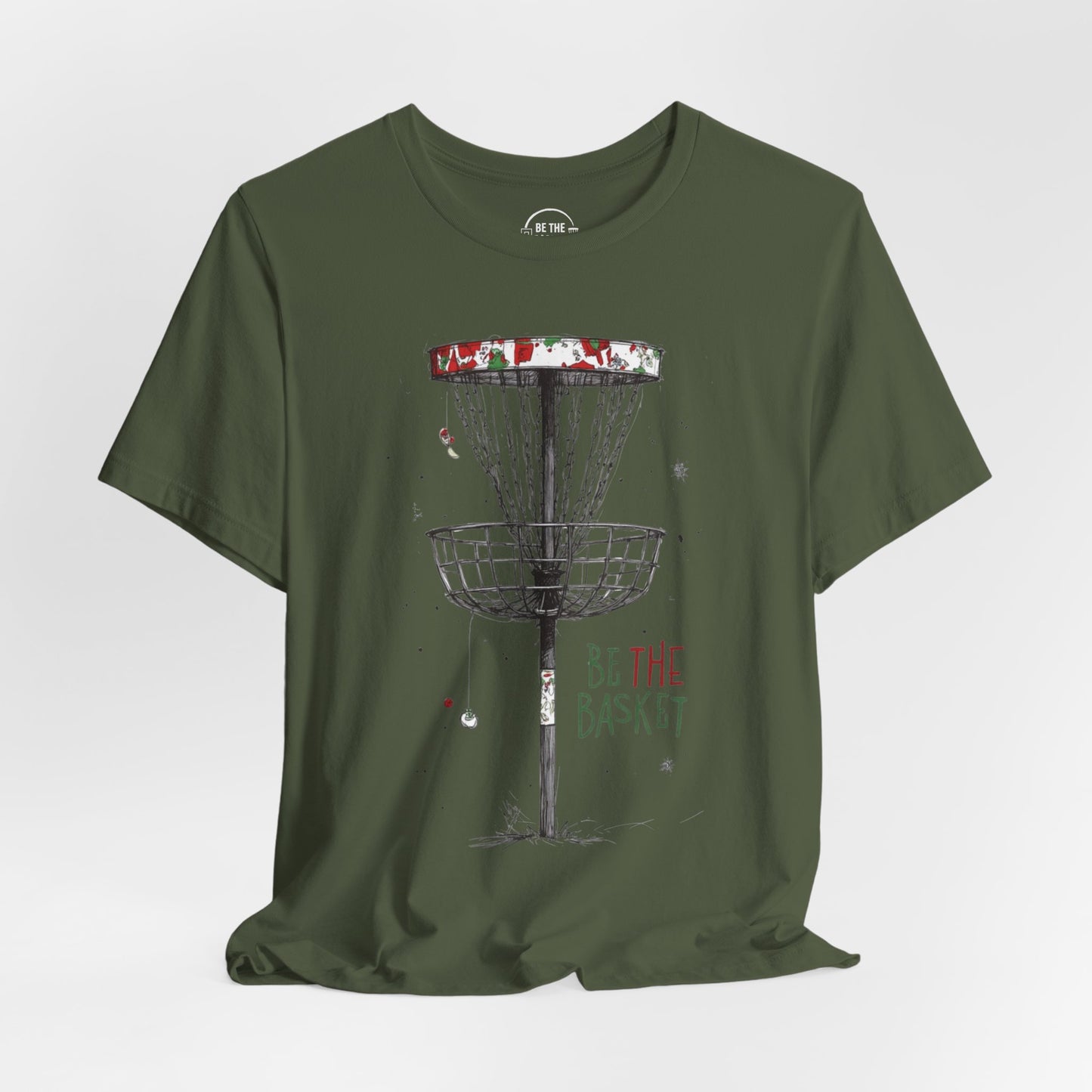 BE THE BASKET Disc Golf Christmas 13 - Disc Golf Unisex T-Shirt