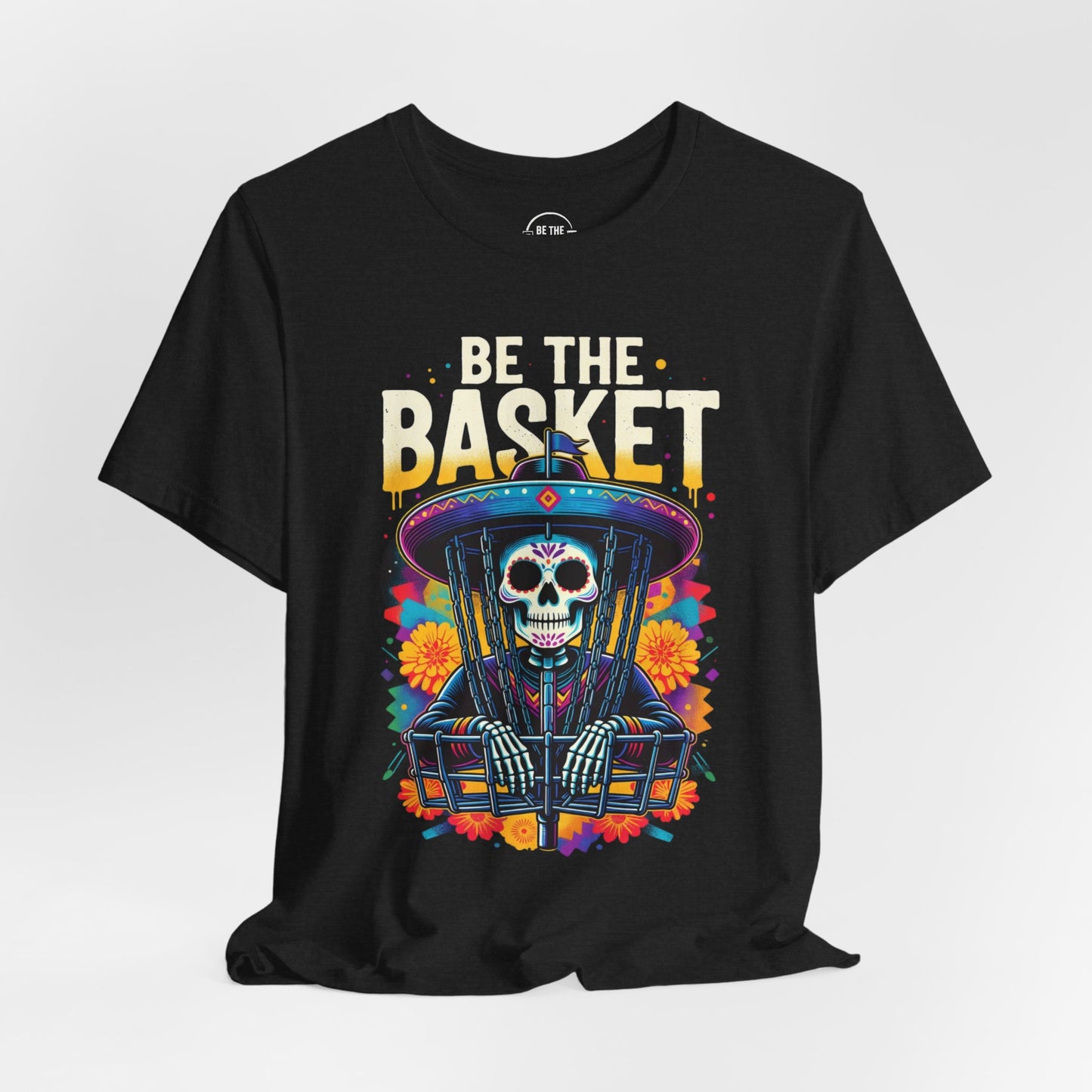 BE THE BASKET Cino De Disc Golf 2 - Unisex Disc Golf T-Shirt