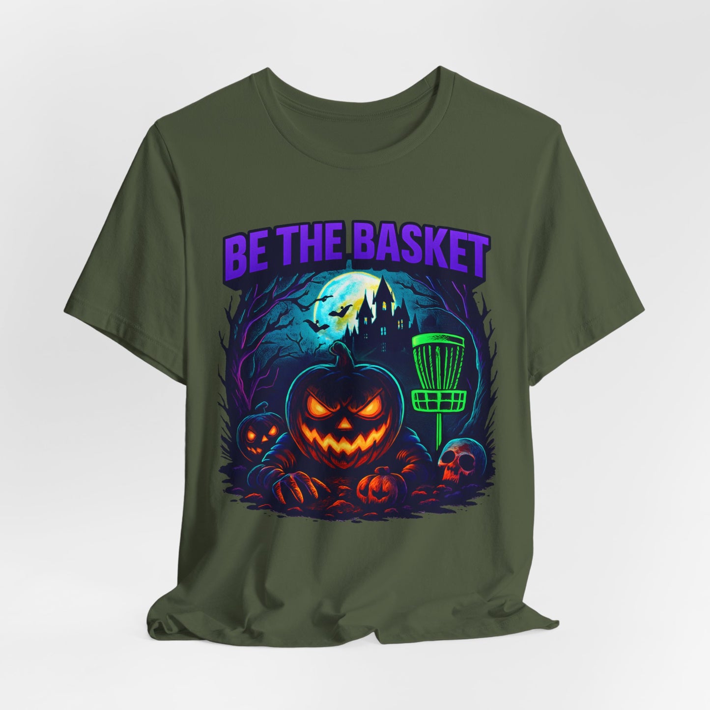 BE THE BASKET Disc Golf Halloween 4, Disc Golf Unisex T-Shirt