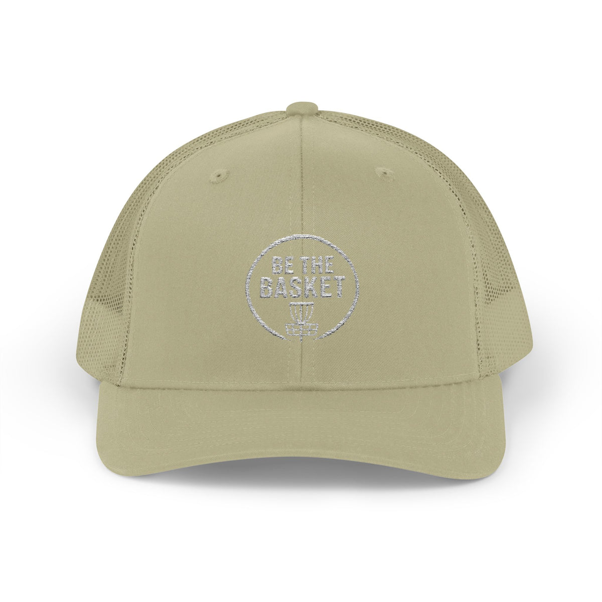 BE THE BASKET - 6606 Snapback Trucker Cap — Vintage Disc Golf Hat