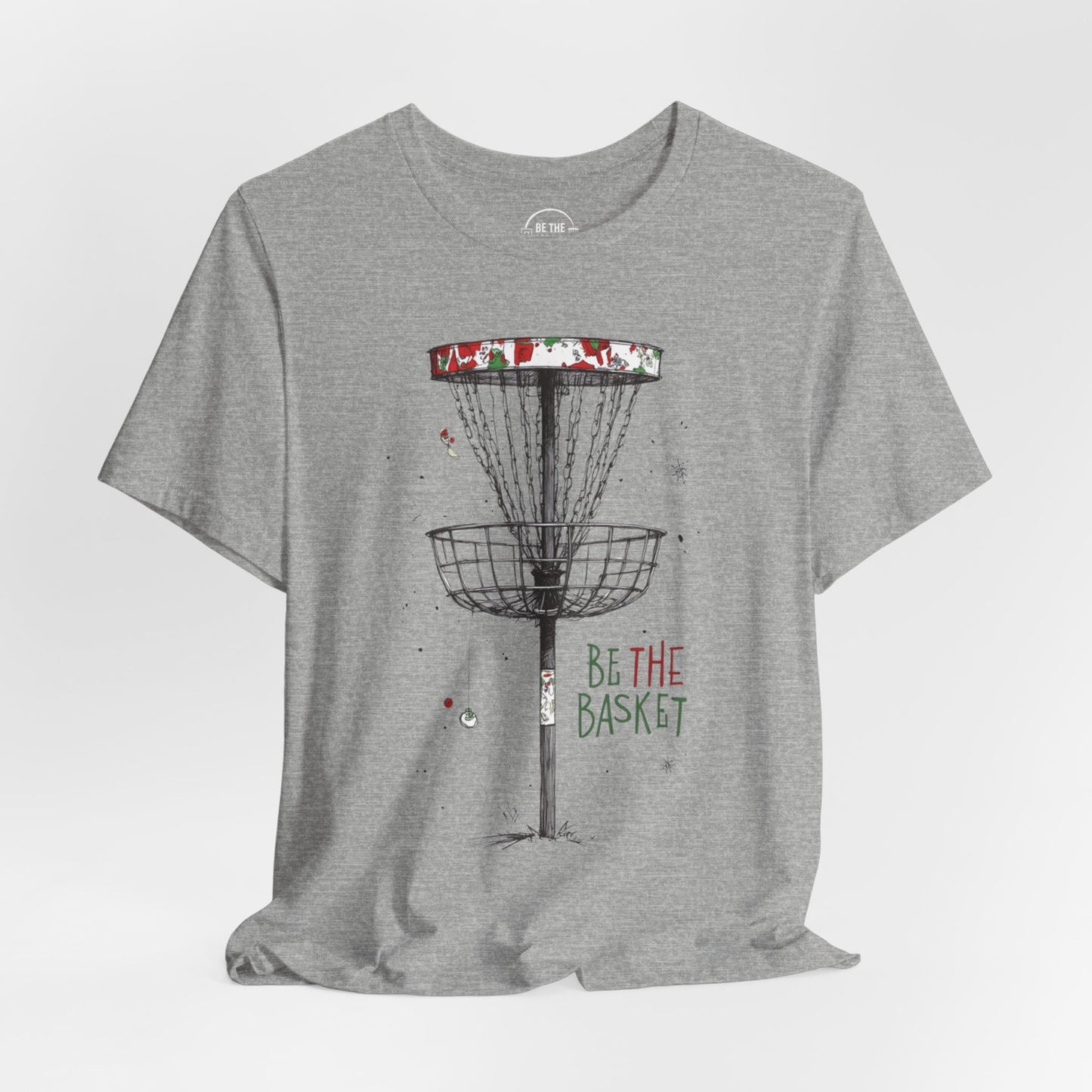BE THE BASKET Disc Golf Christmas 13 - Disc Golf Unisex T-Shirt