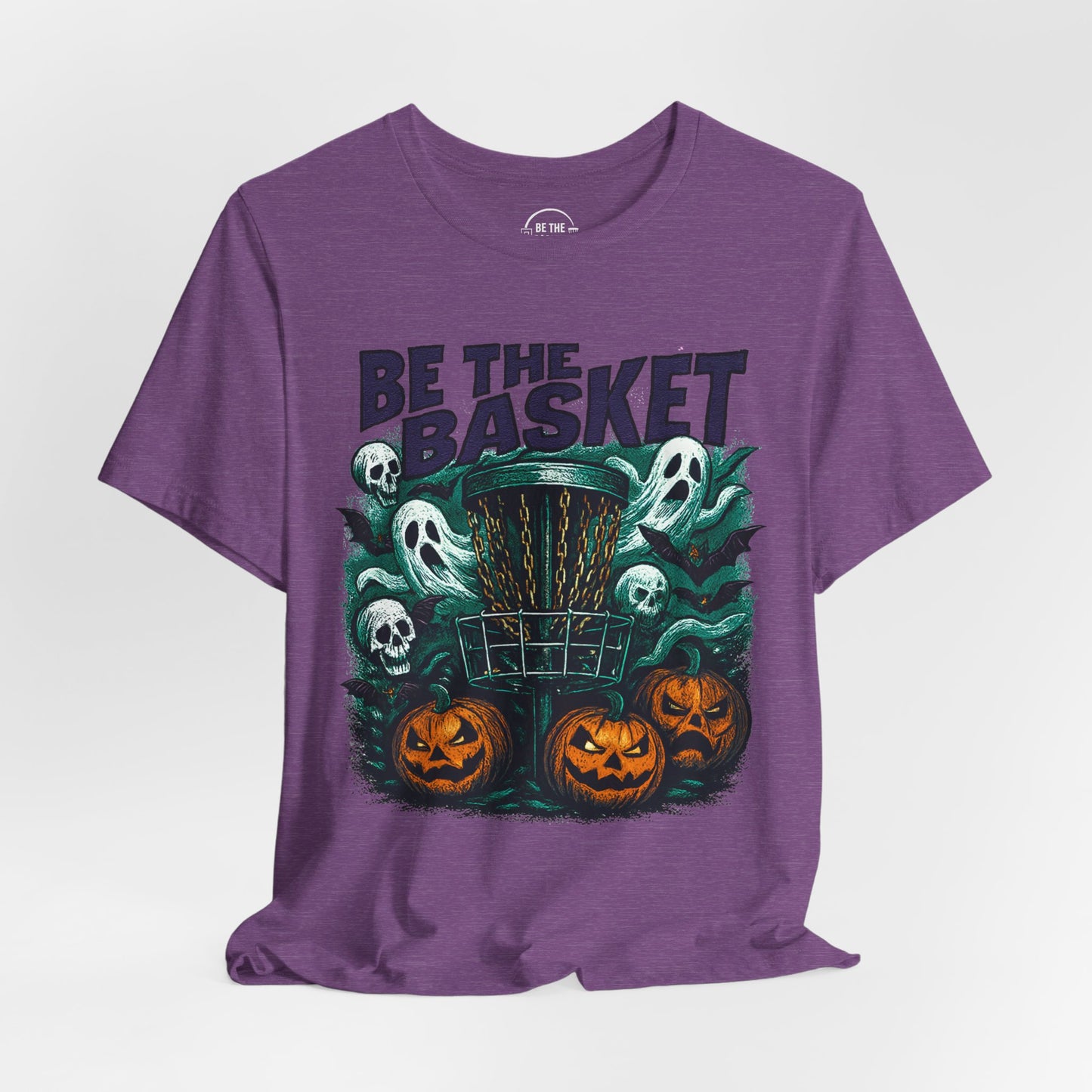 BE THE BASKET Disc Golf Halloween Design 18, Disc Golf Unisex T-Shirt
