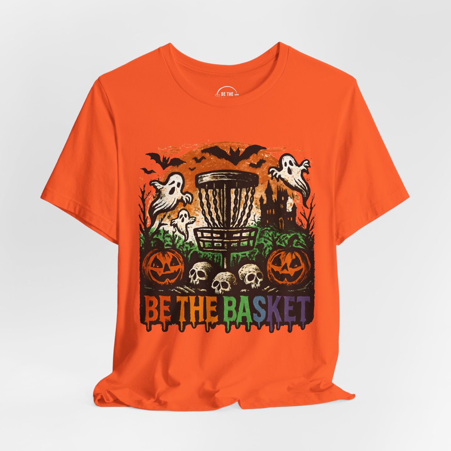 BE THE BASKET Disc Golf Halloween Design 20, Disc Golf Unisex T-Shirt