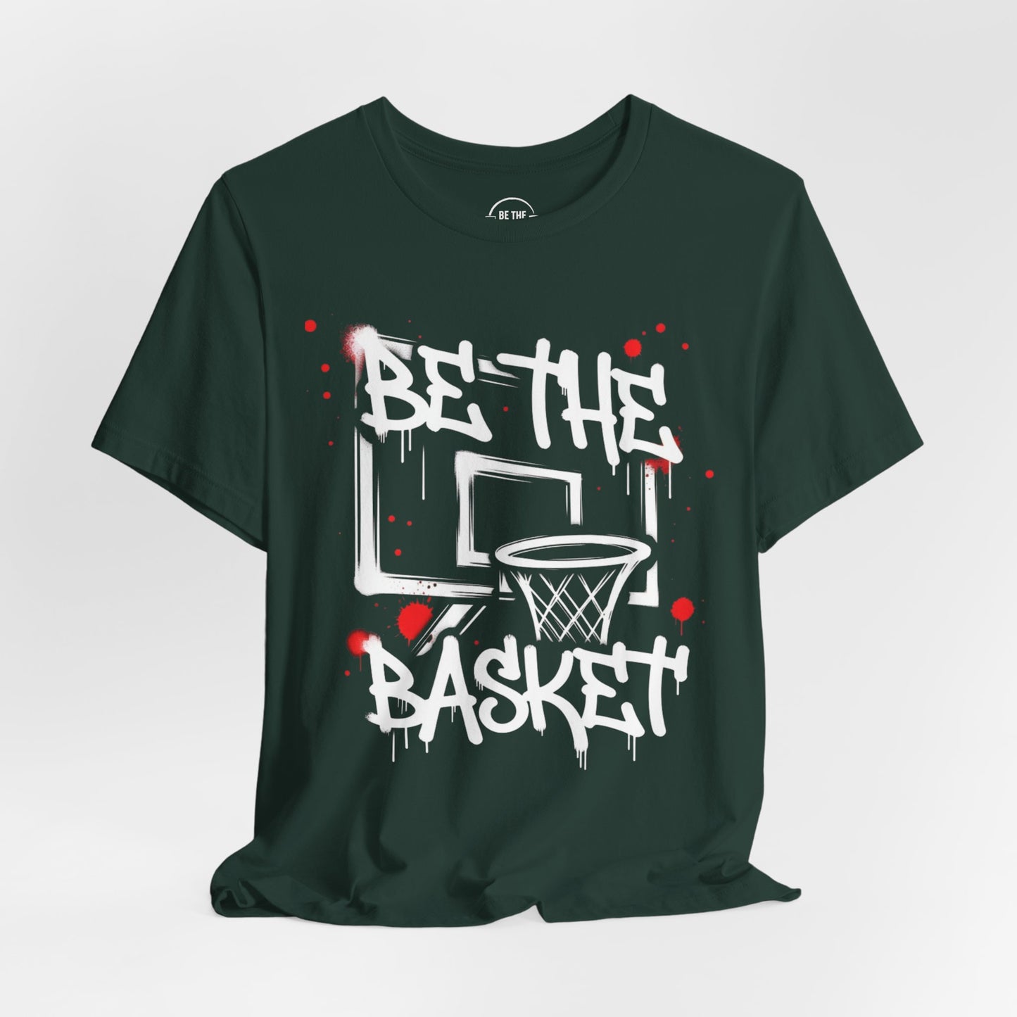 BE THE BASKET Basketball Graffiti Design 1 , Unisex Disc Golf T-Shirt