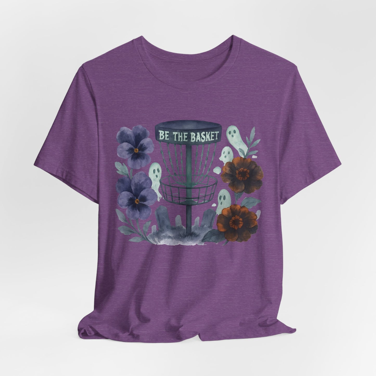 BE THE BASKET Disc Golf Halloween Design 7, Disc Golf Unisex T-Shirt