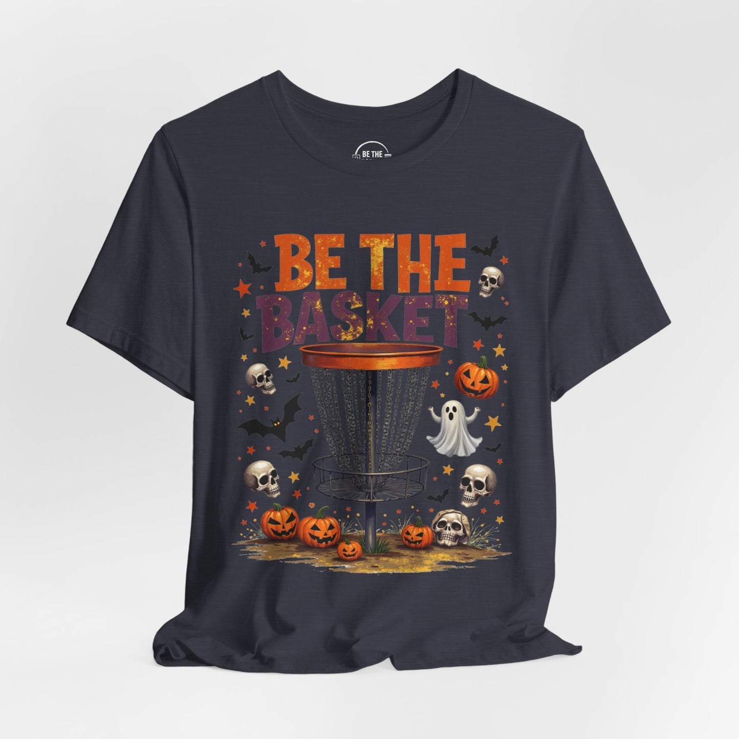 BE THE BASKET Disc Golf Halloween Design 13, Disc Golf Unisex T-Shirt