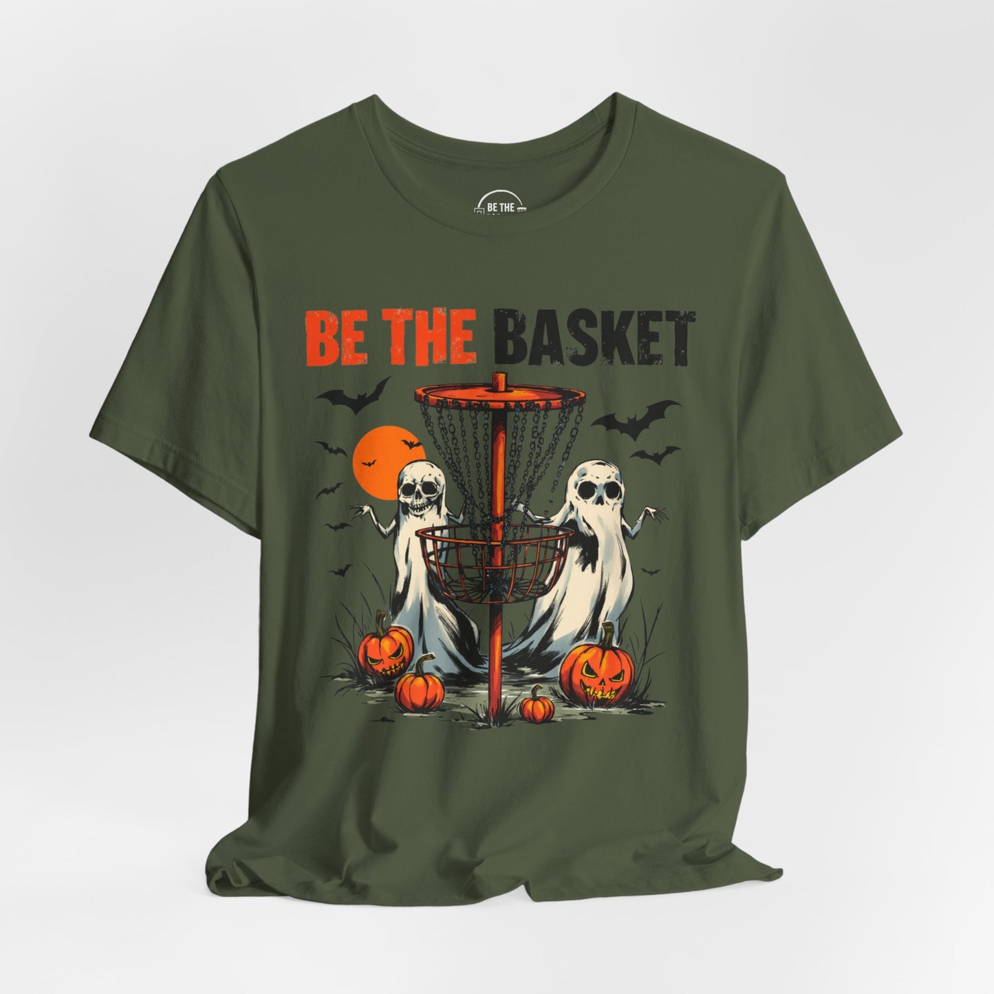 BE THE BASKET Disc Golf Halloween Design 11, Disc Golf Unisex T-Shirt