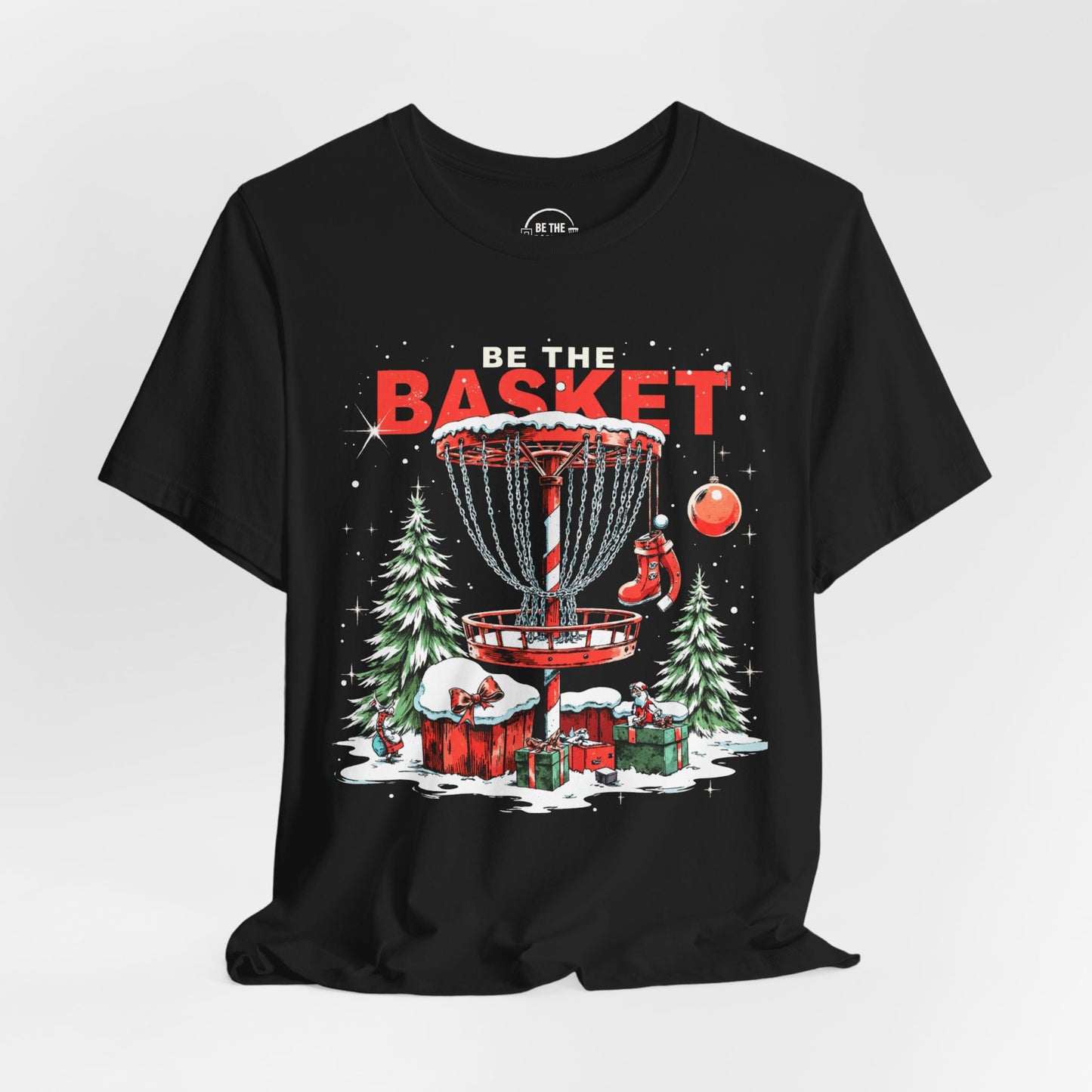 BE THE BASKET Disc Golf Christmas 10 - Disc Golf Unisex T-Shirt