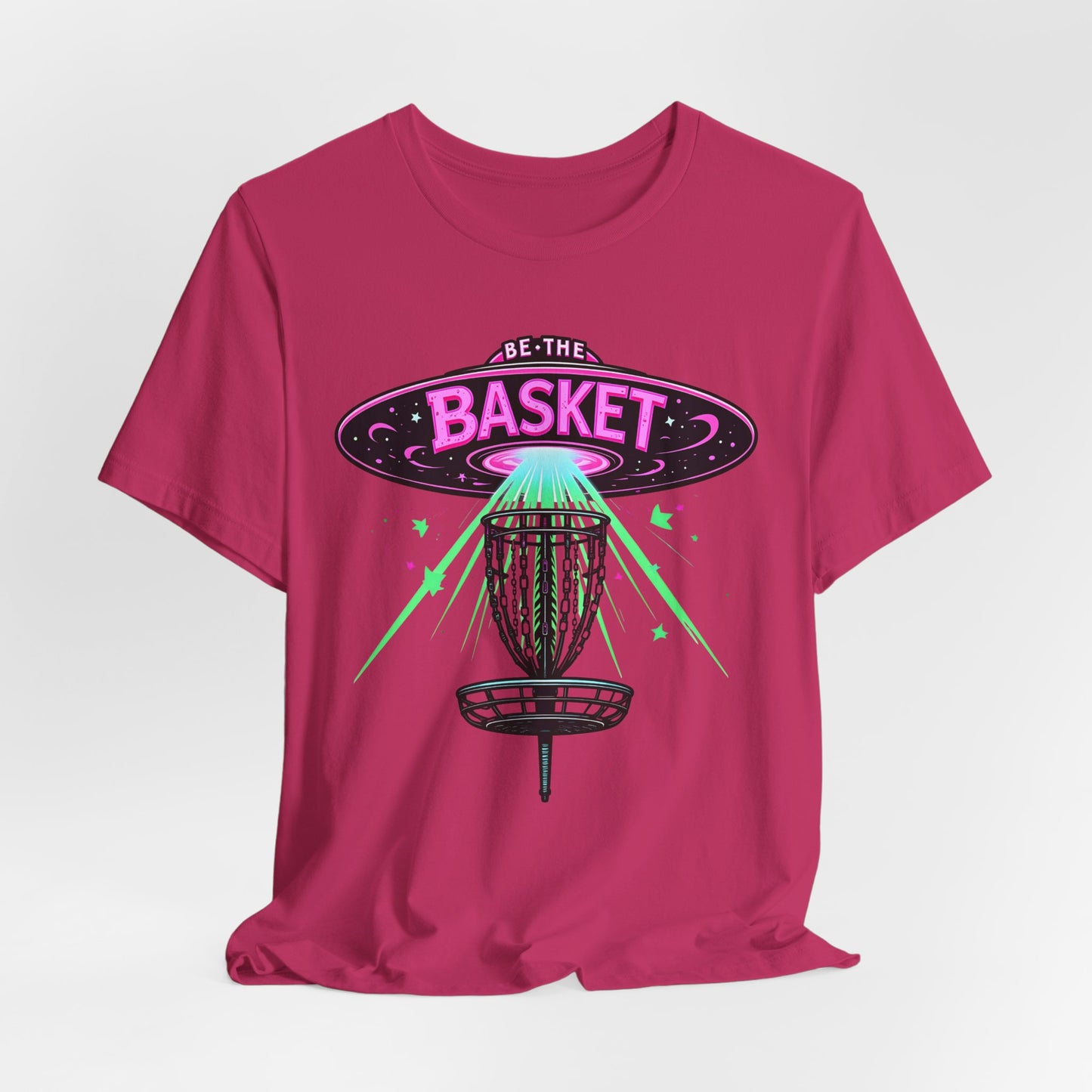 BE THE BASKET Disc Golf Cinco De Spaceship, Unisex T-Shirt, Disc Golf Shirt