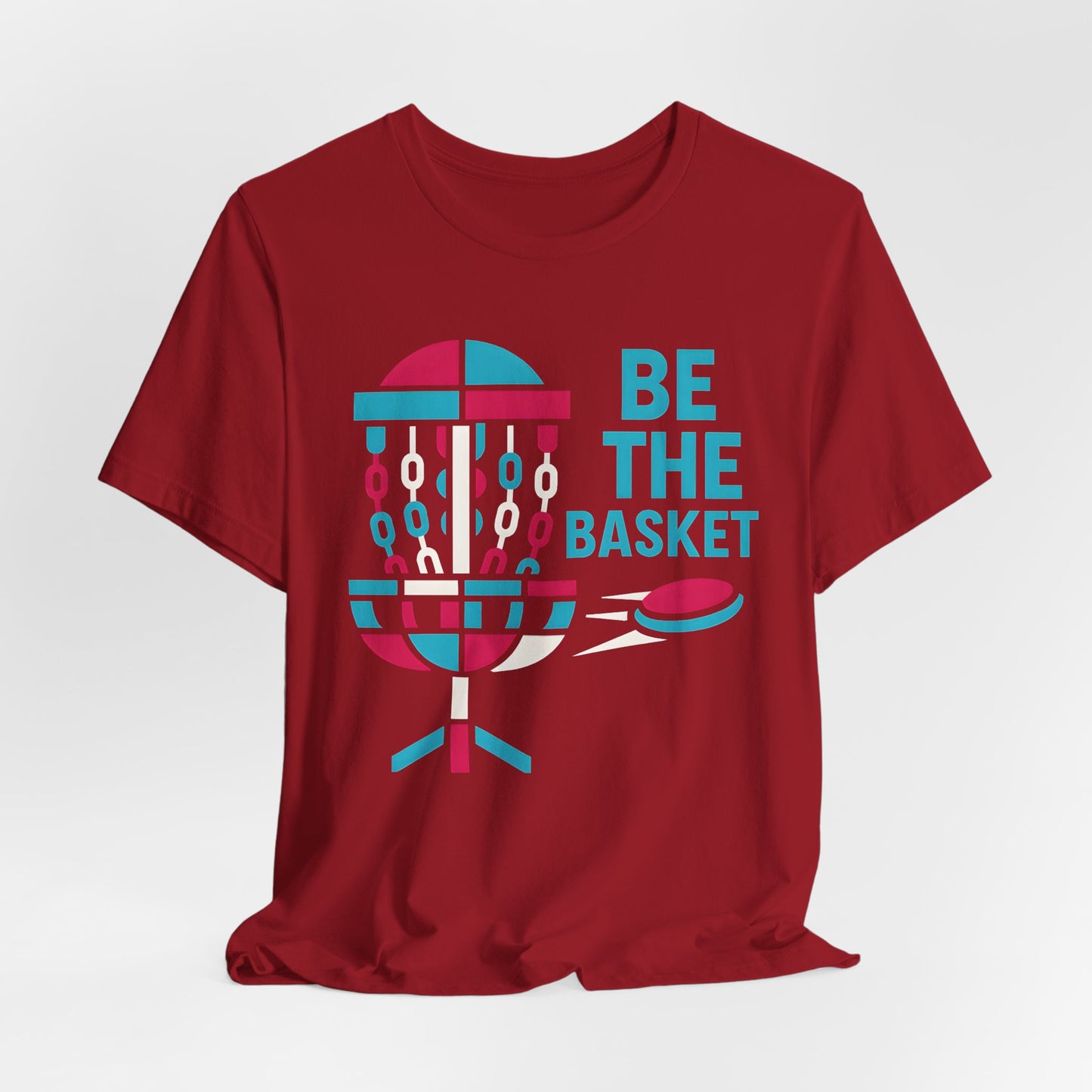 BE THE BASKET Disc Golf Basket Abstract 10, Unisex T-Shirt