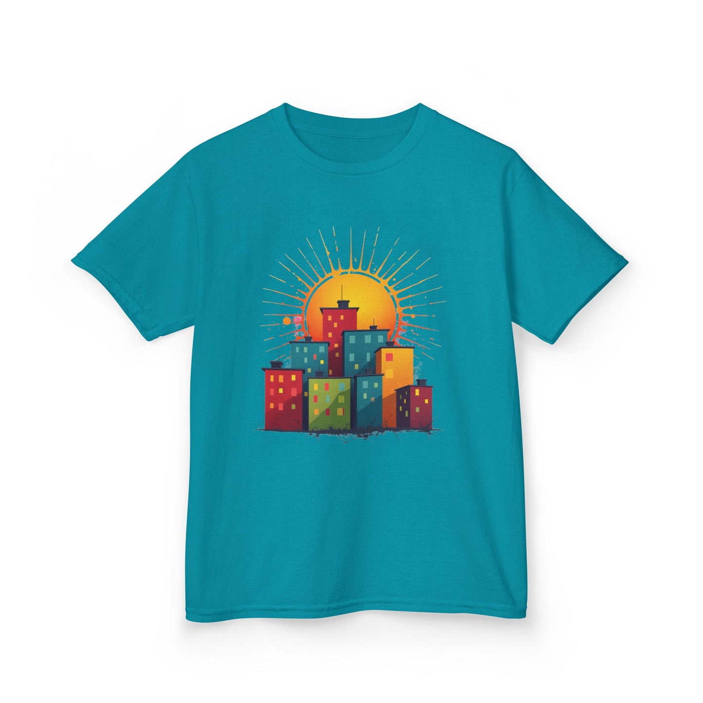 Kid's Sunny City Design, Unisex AwesomeT-Shirt