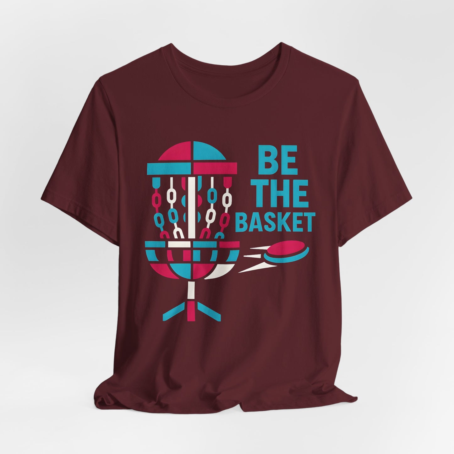 BE THE BASKET Disc Golf Basket Abstract 10, Unisex T-Shirt
