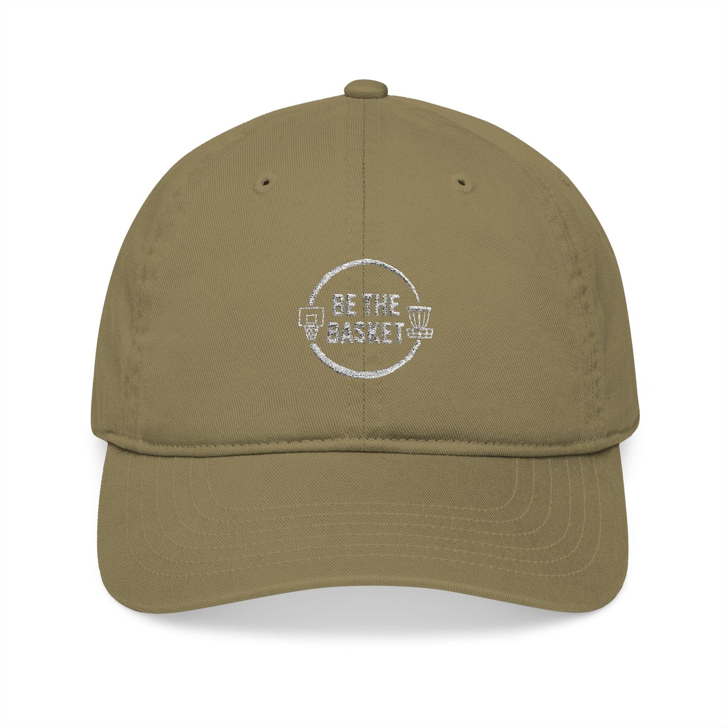 BE THE BASKET Logo Organic Embroidered "Off The Grid" Baseball Cap