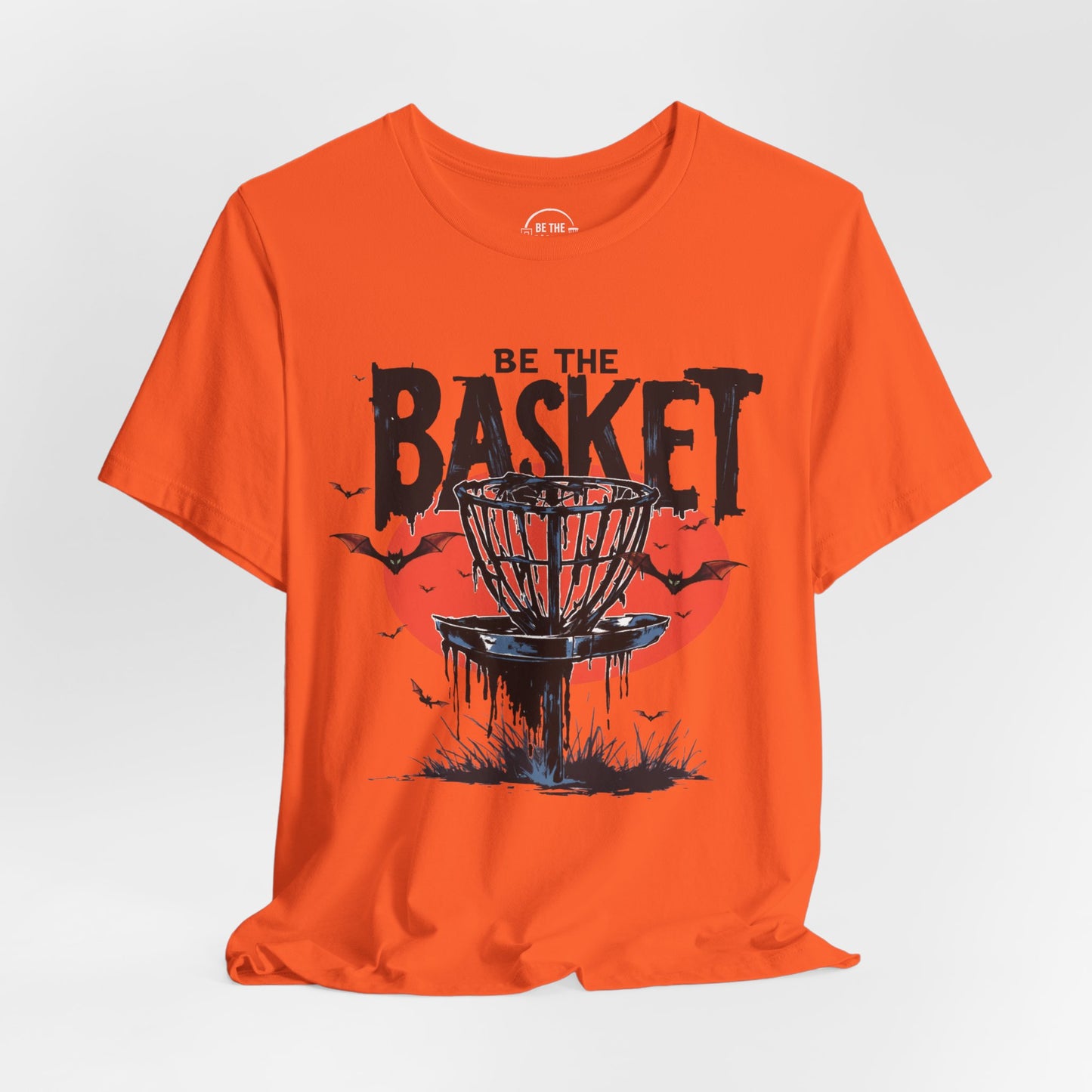 BE THE BASKET Disc Golf Halloween Design 16, Disc Golf Unisex T-Shirt