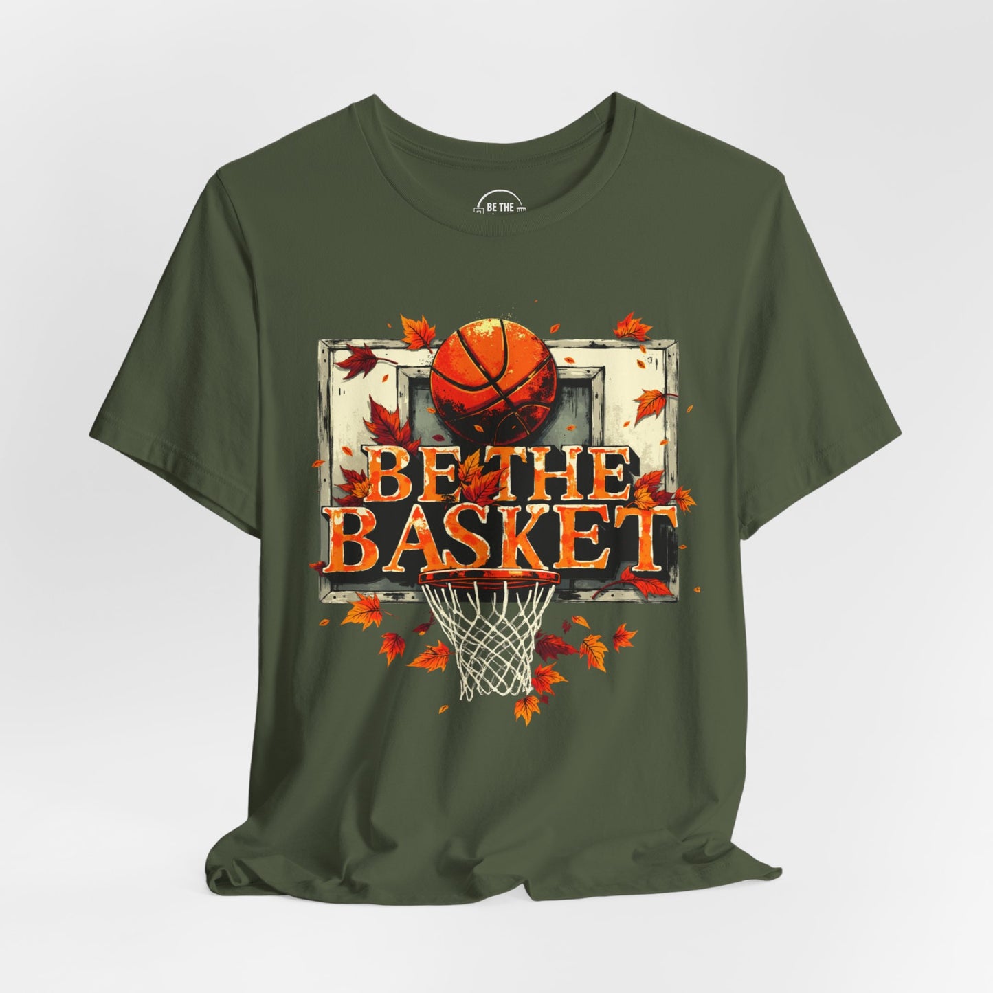 BE THE BASKET Basketball Fall Design 7, Basketball Unisex T-Shirt
