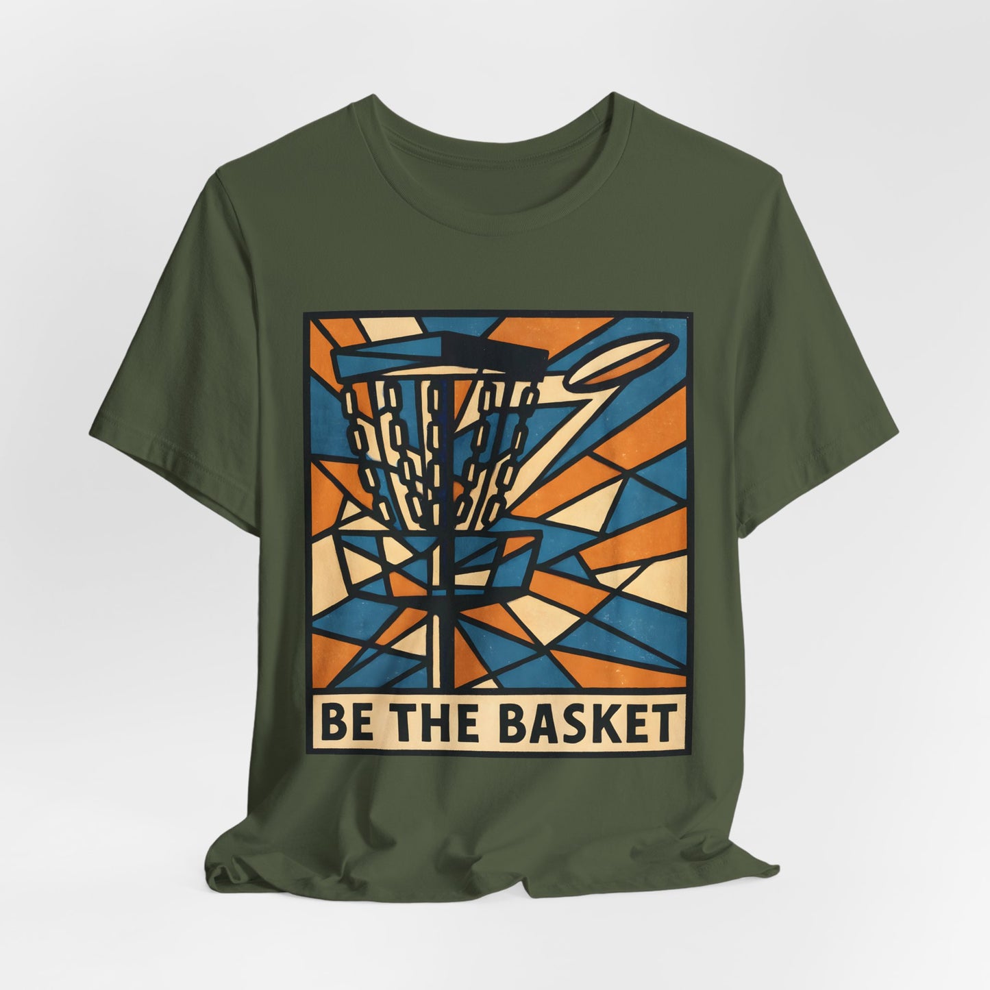 BE THE BASKET Disc Golf Basket Abstract 7, Unisex T-Shirt