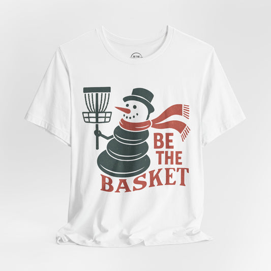 BE THE BASKET Disc Golf Christmas 4 - Disc Golf T-Shirt