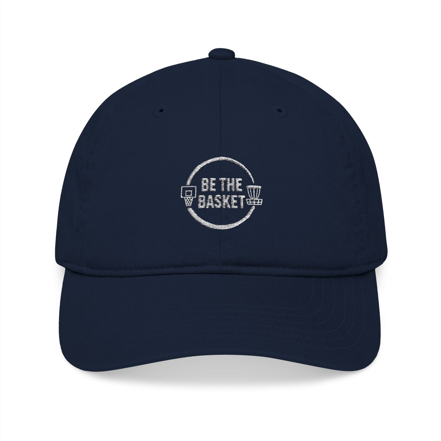 BE THE BASKET Logo Organic Embroidered "Off The Grid" Baseball Cap
