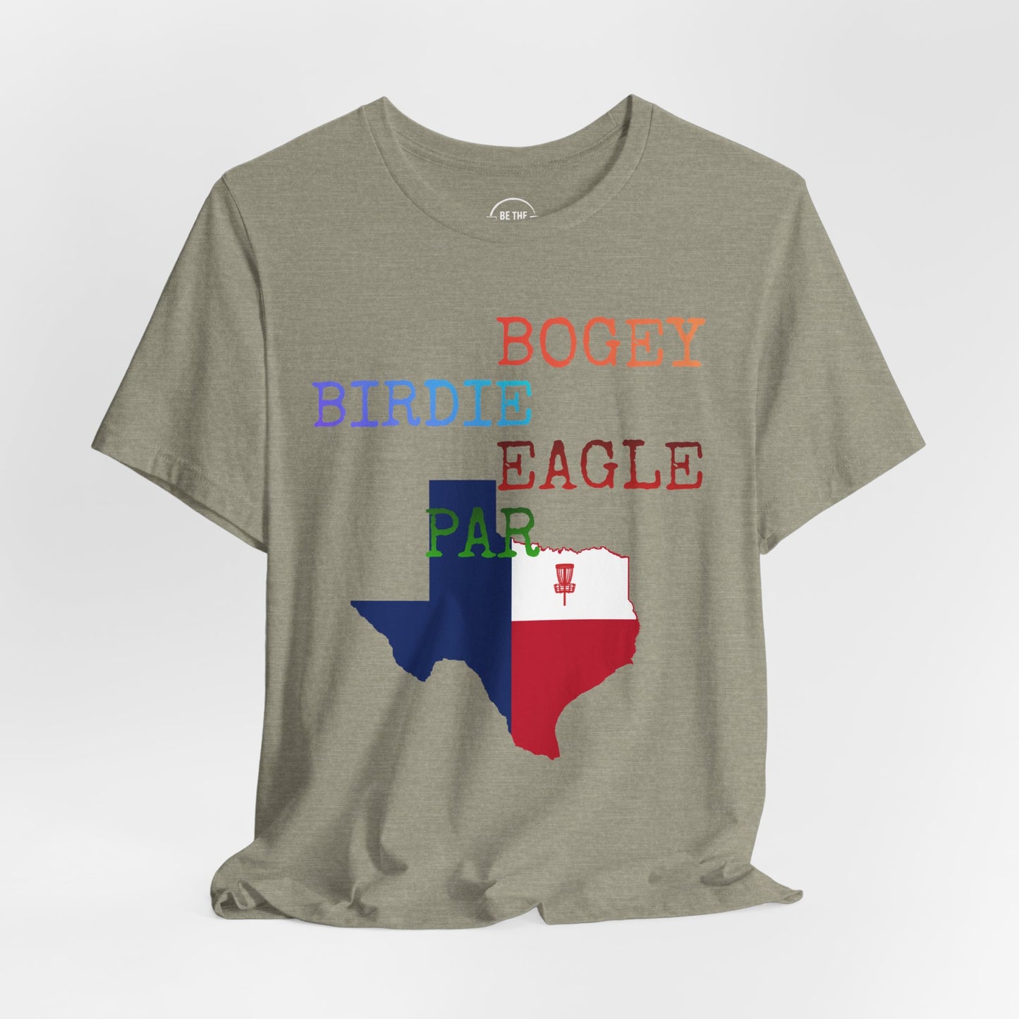 Bogey Birdie Eagle Par Disc Golf T-Shirt, Unisex Disc Golf Shirt