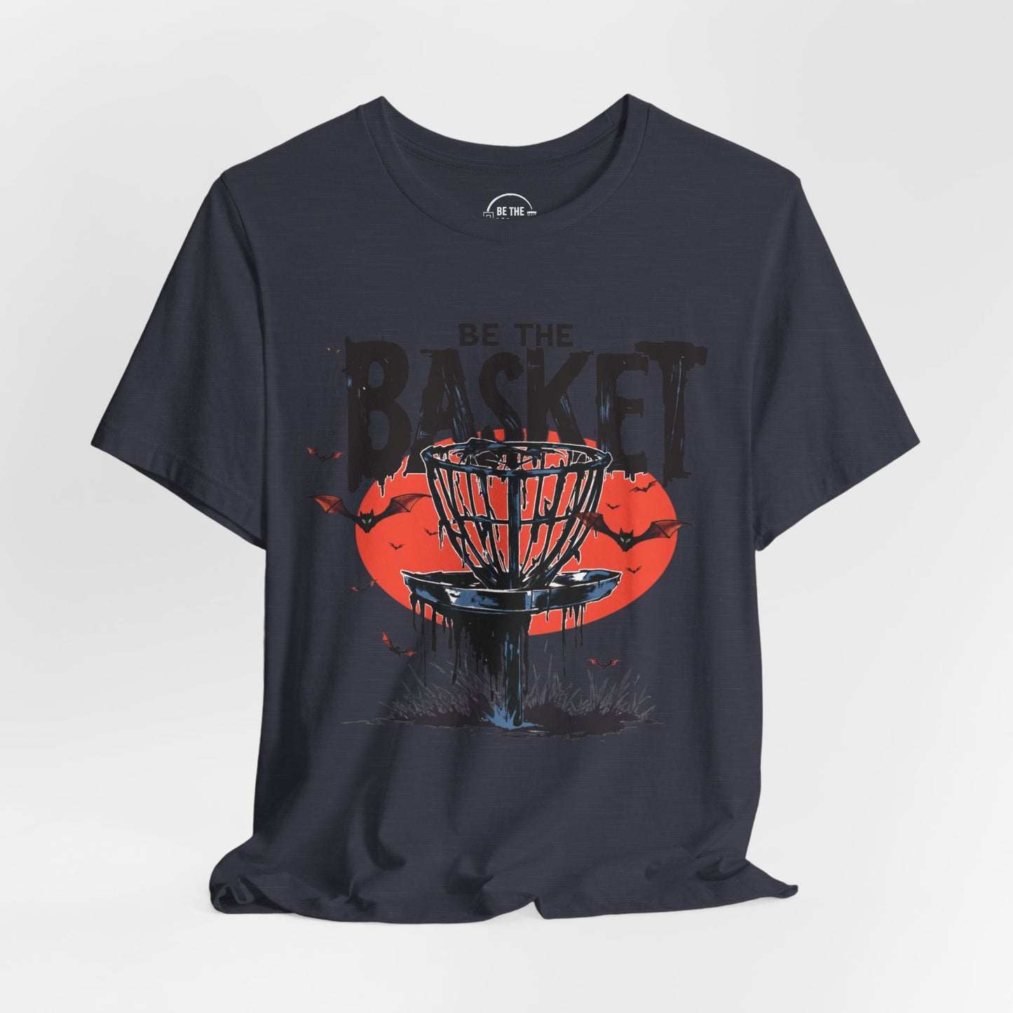 BE THE BASKET Disc Golf Halloween Design 16, Disc Golf Unisex T-Shirt
