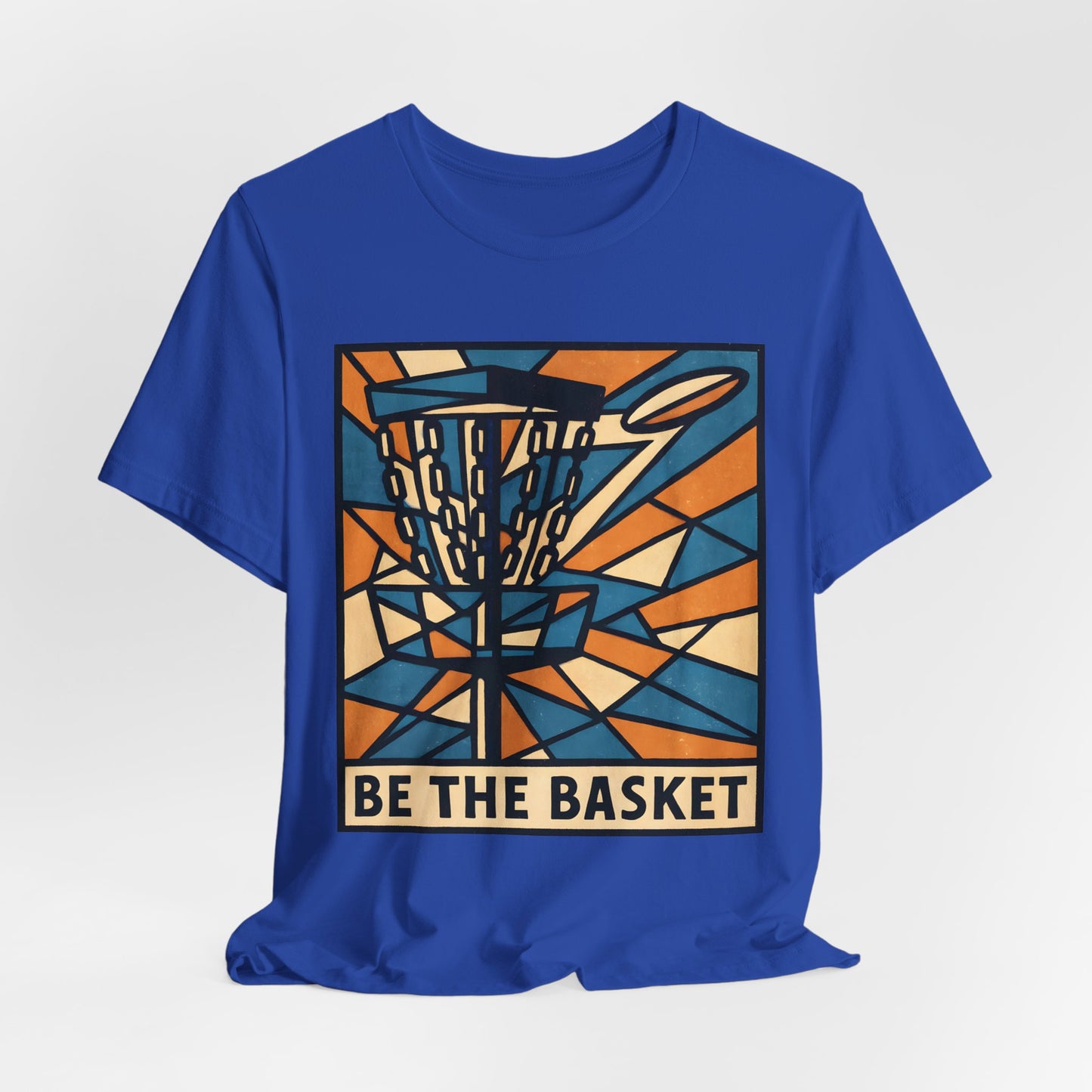 BE THE BASKET Disc Golf Basket Abstract 7, Unisex T-Shirt