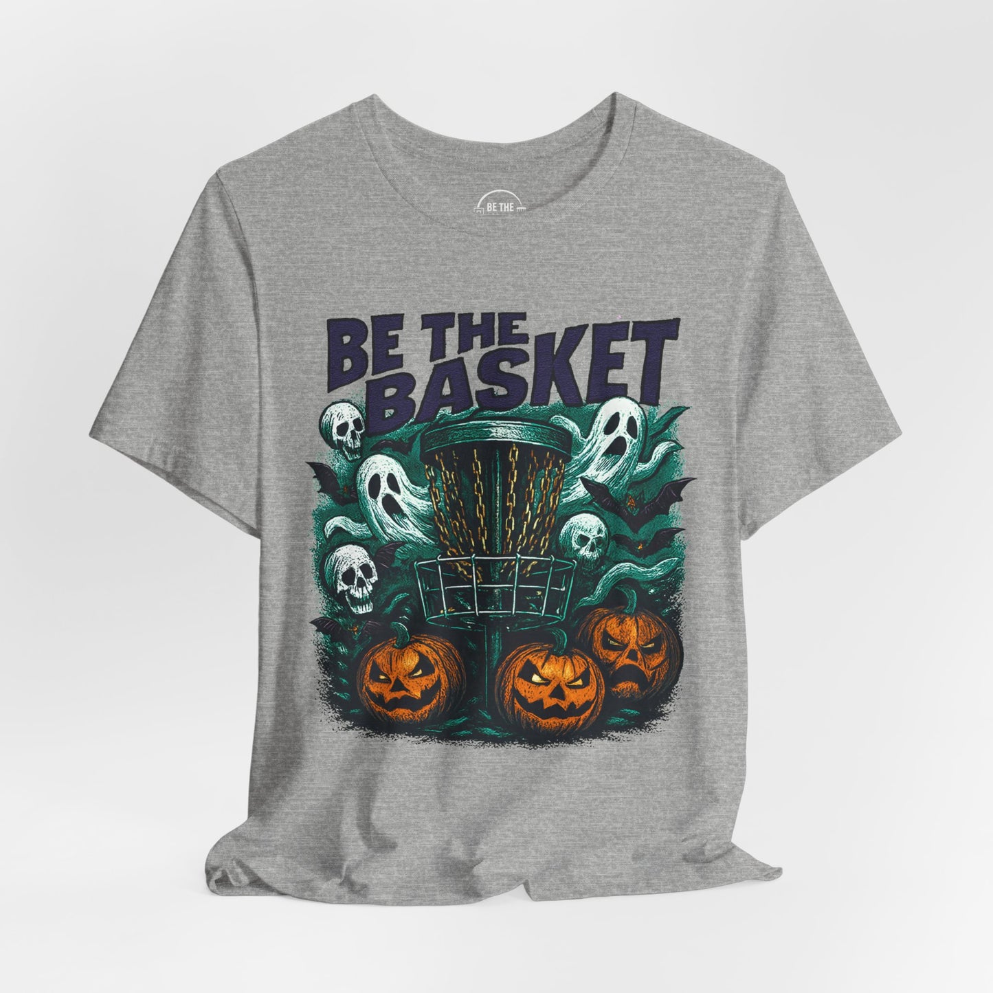 BE THE BASKET Disc Golf Halloween Design 18, Disc Golf Unisex T-Shirt