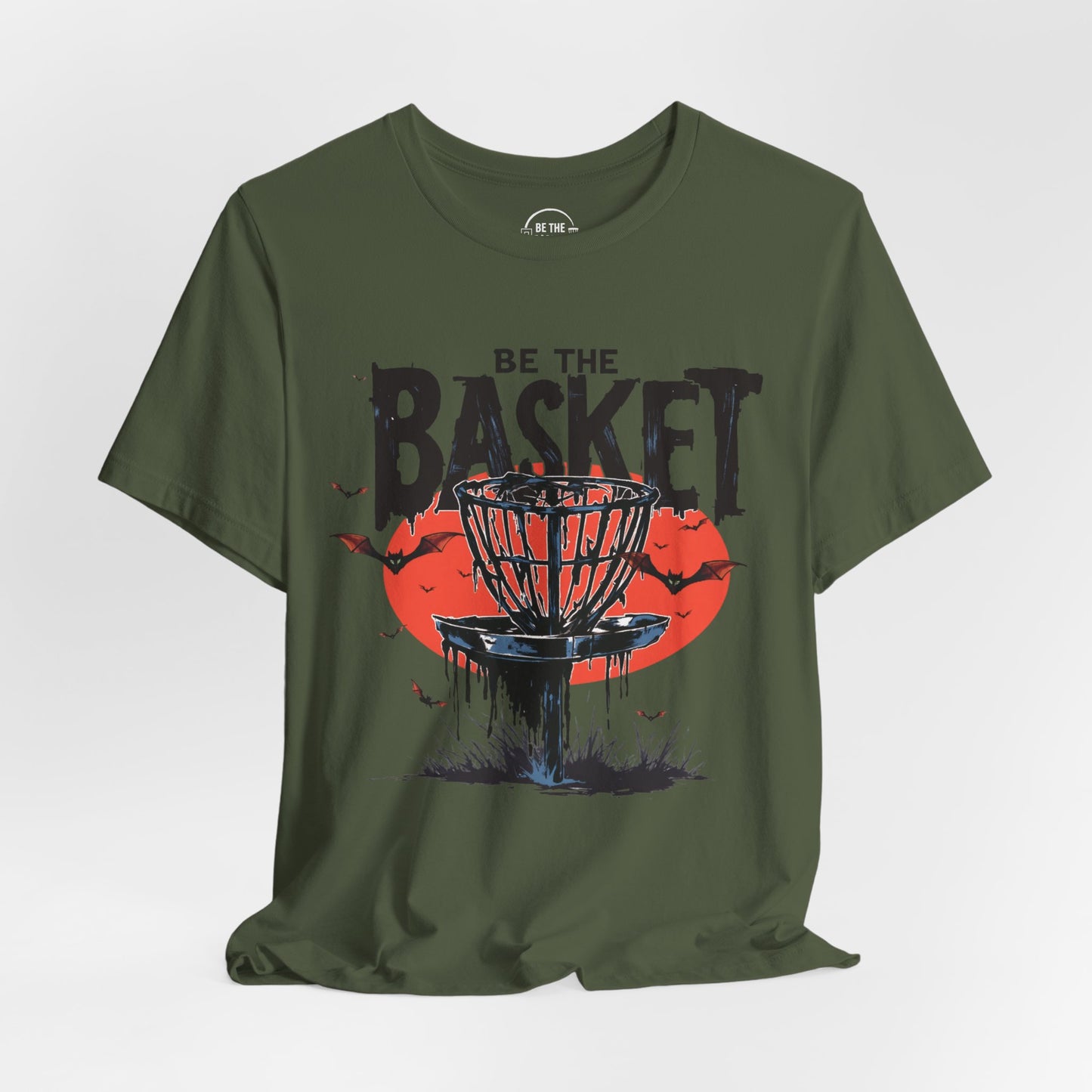 BE THE BASKET Disc Golf Halloween Design 16, Disc Golf Unisex T-Shirt