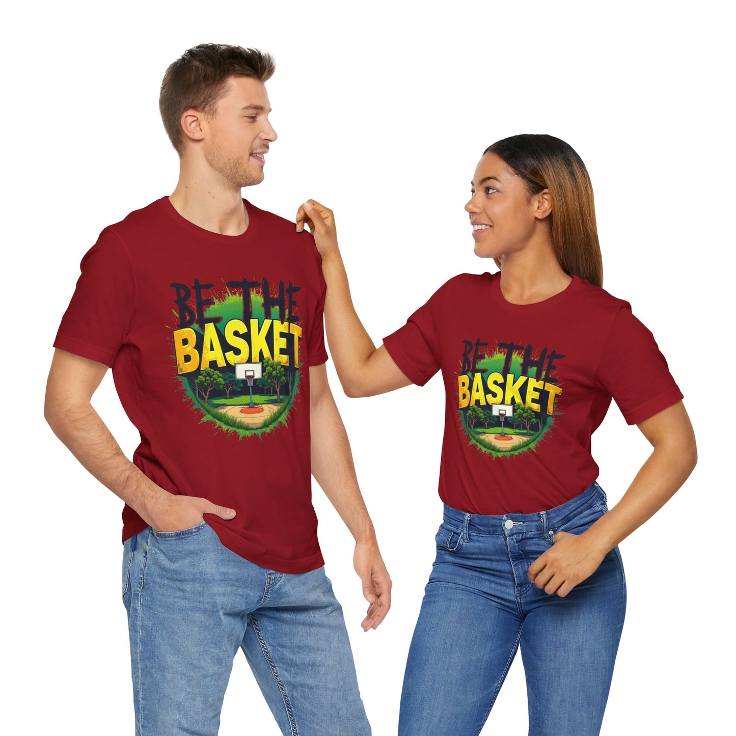 BE THE BASKET Basketball Outdoor Court 2 Unisex T-Shirt, Basketball Shirt