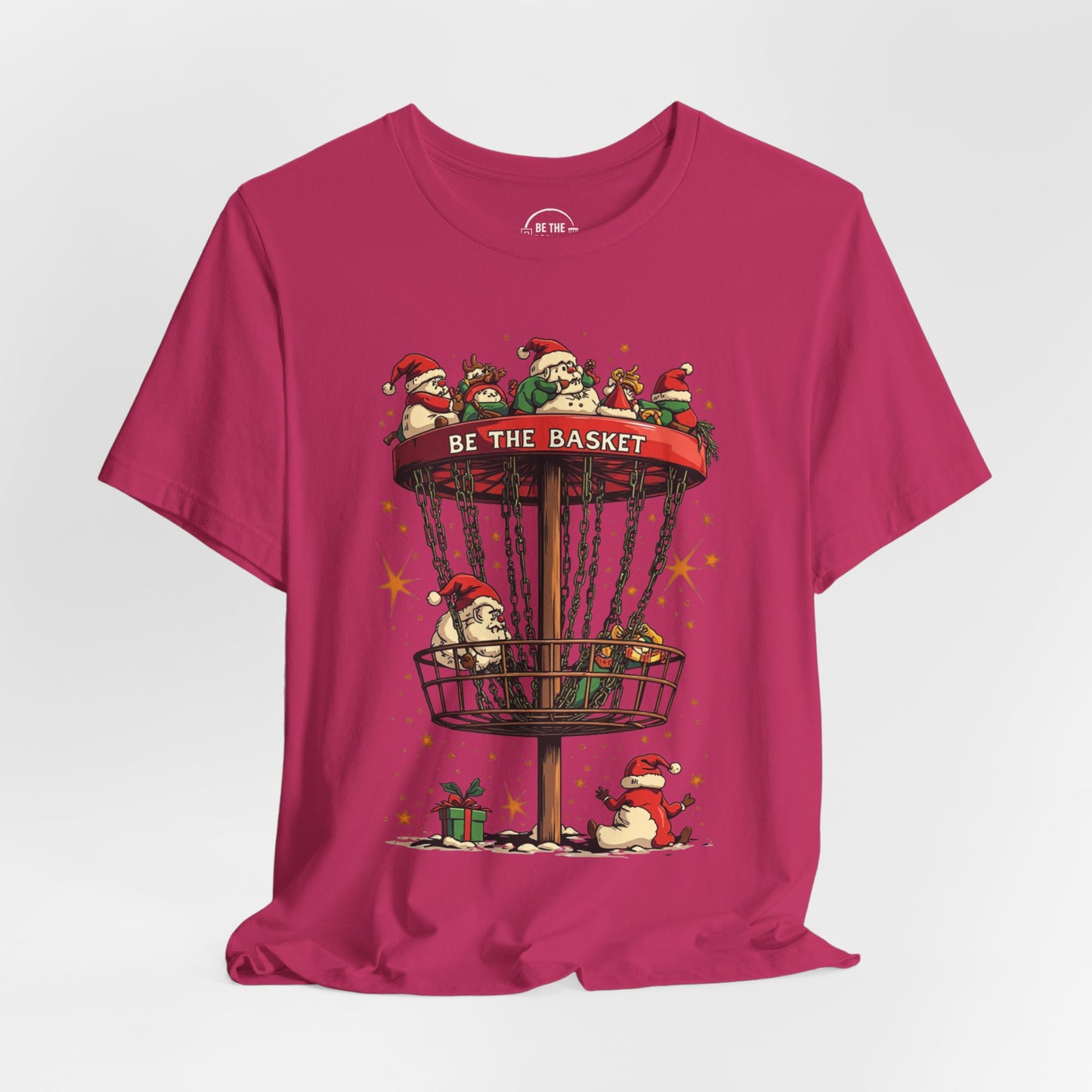 BE THE BASKET Disc Golf Christmas 12 - Disc Golf Unisex T-Shirt