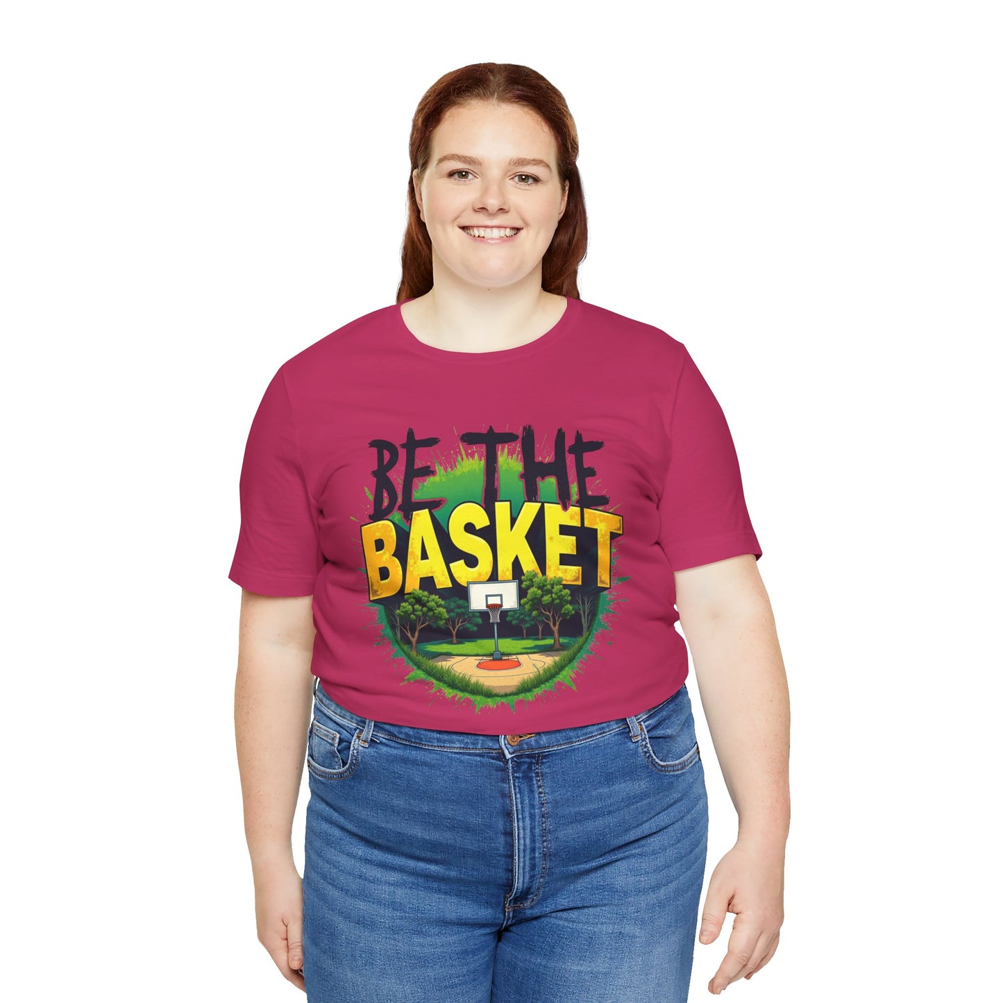 BE THE BASKET Basketball Outdoor Court 2 Unisex T-Shirt, Basketball Shirt