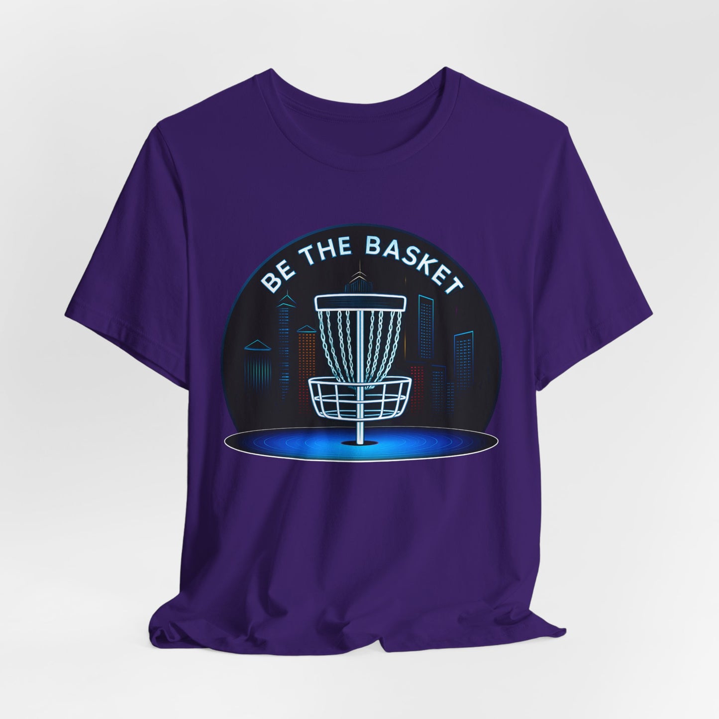 BE THE BASKET Disc Golf Globe 2, Unisex T-Shirt, Disc Golf Shirt