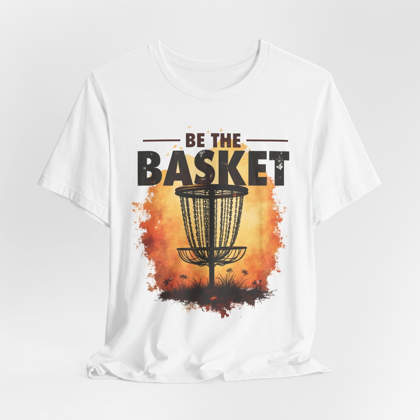 BE THE BASKET Disc Golf Basket Fall Colors, Disc Golf Unisex T-Shirt