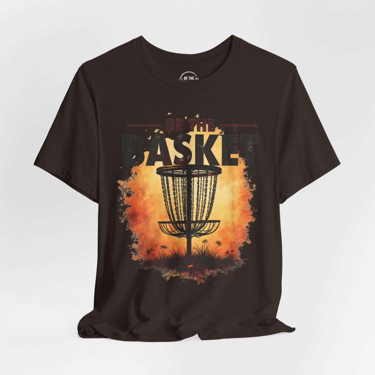 BE THE BASKET Disc Golf Basket Fall Colors, Disc Golf Unisex T-Shirt