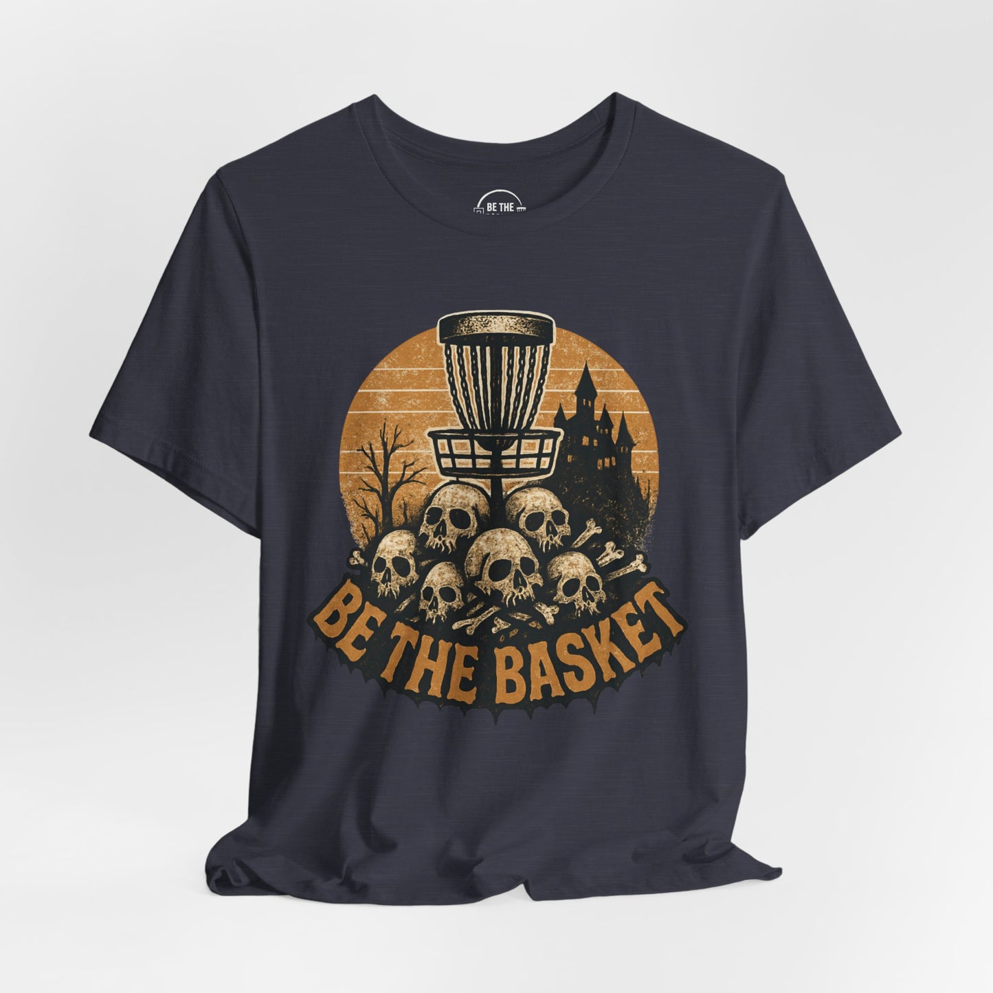BE THE BASKET Disc Golf Halloween Design 9, Disc Golf Unisex T-Shirt