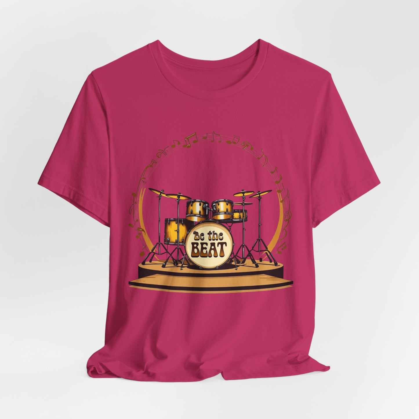 BE THE BEAT Drums 70s Design - Drummer Unisex T-Shirt
