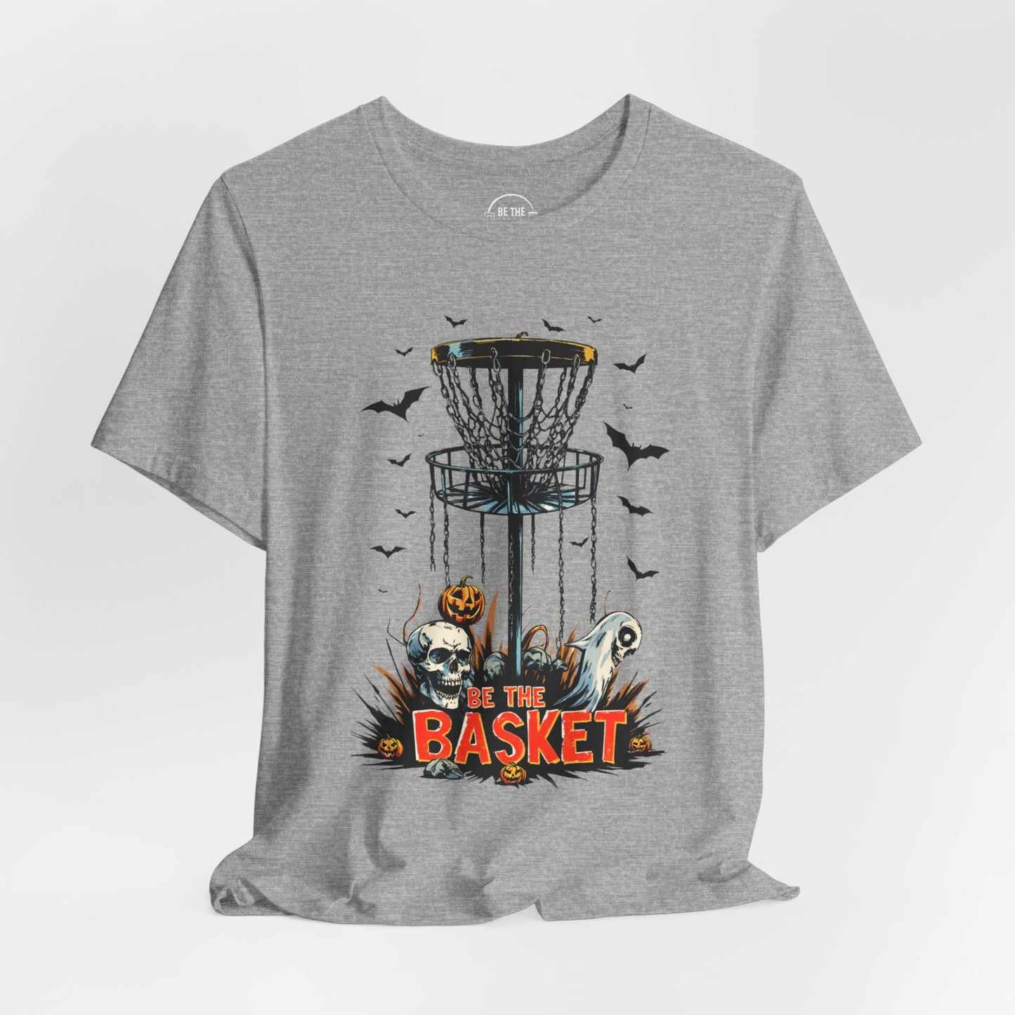 BE THE BASKET Disc Golf Halloween Design 12, Disc Golf Unisex T-Shirt