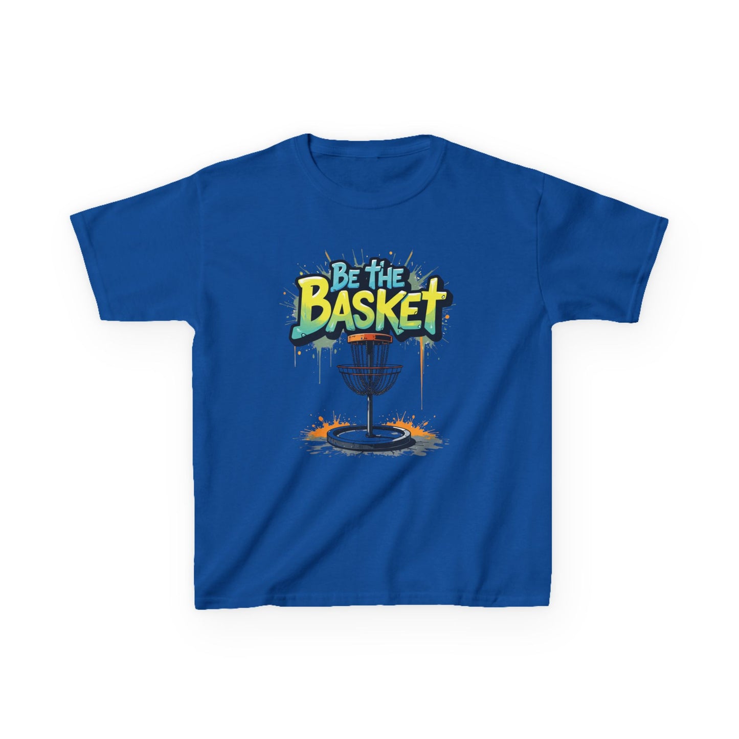 BE THE BASKET Graffiti Kid's Style Disc Golf T-Shirt