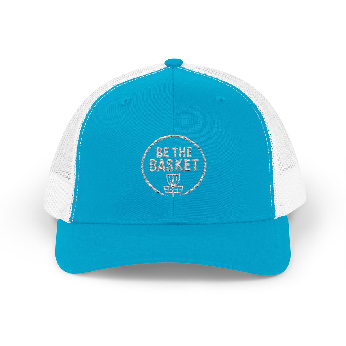 BE THE BASKET - 6606 Snapback Trucker Cap — Vintage Disc Golf Hat