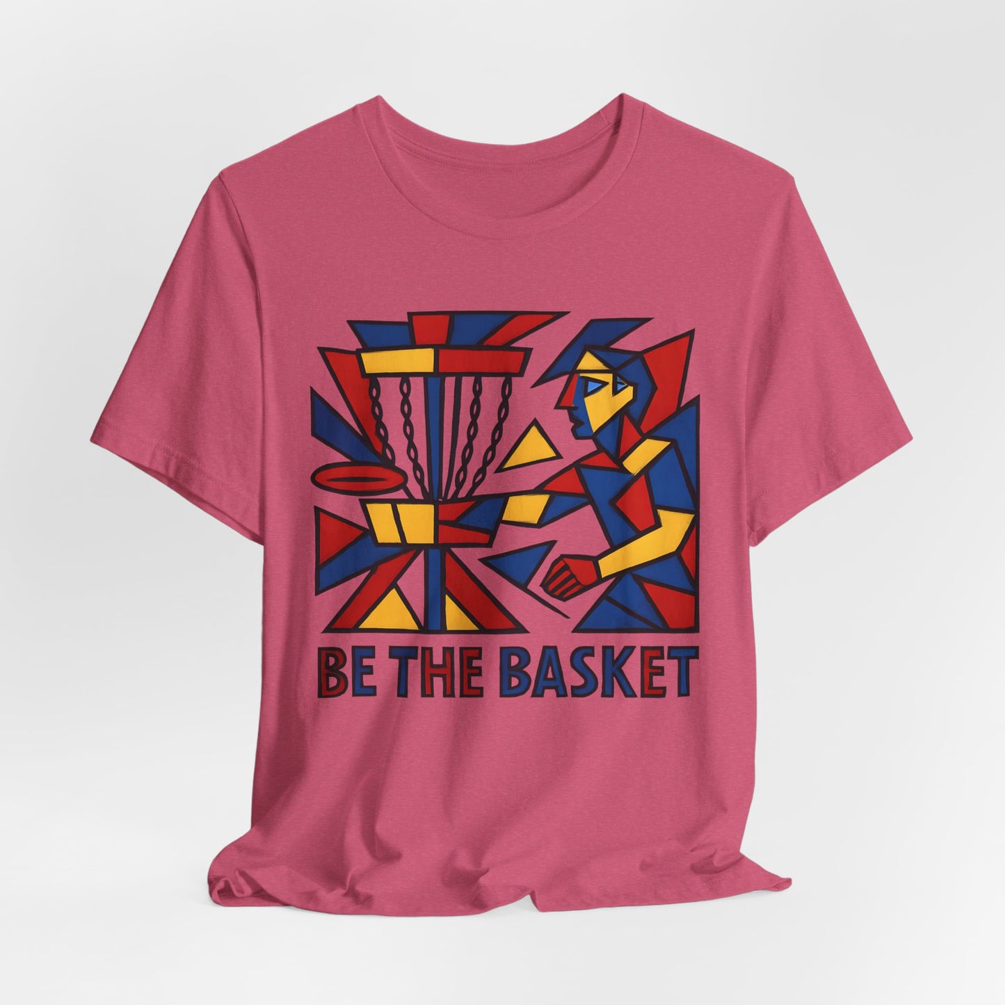 BE THE BASKET Disc Golf Picasso 4, Unisex T-Shirt, Disc Golf Shirt